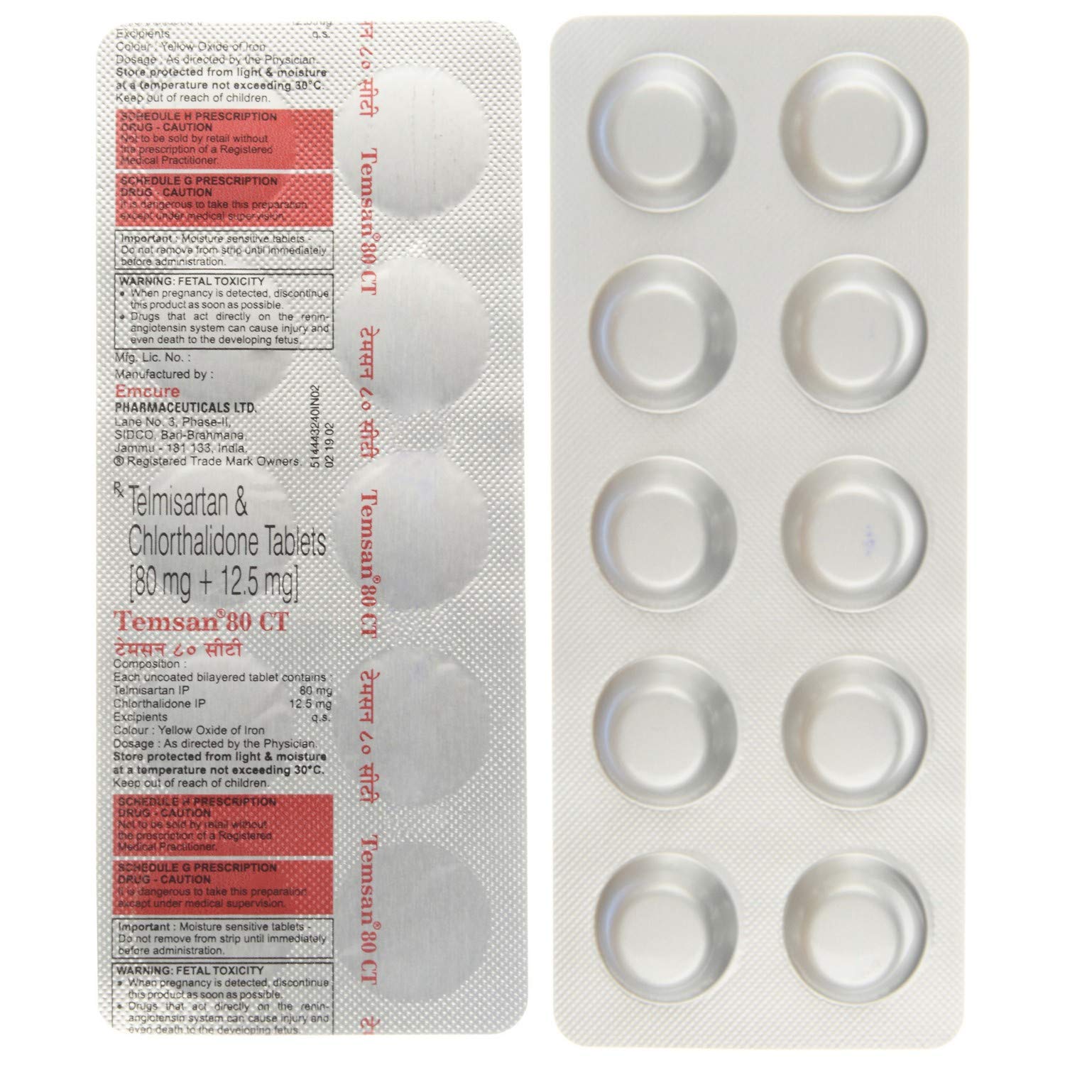 Temsan 80 CT Tablet