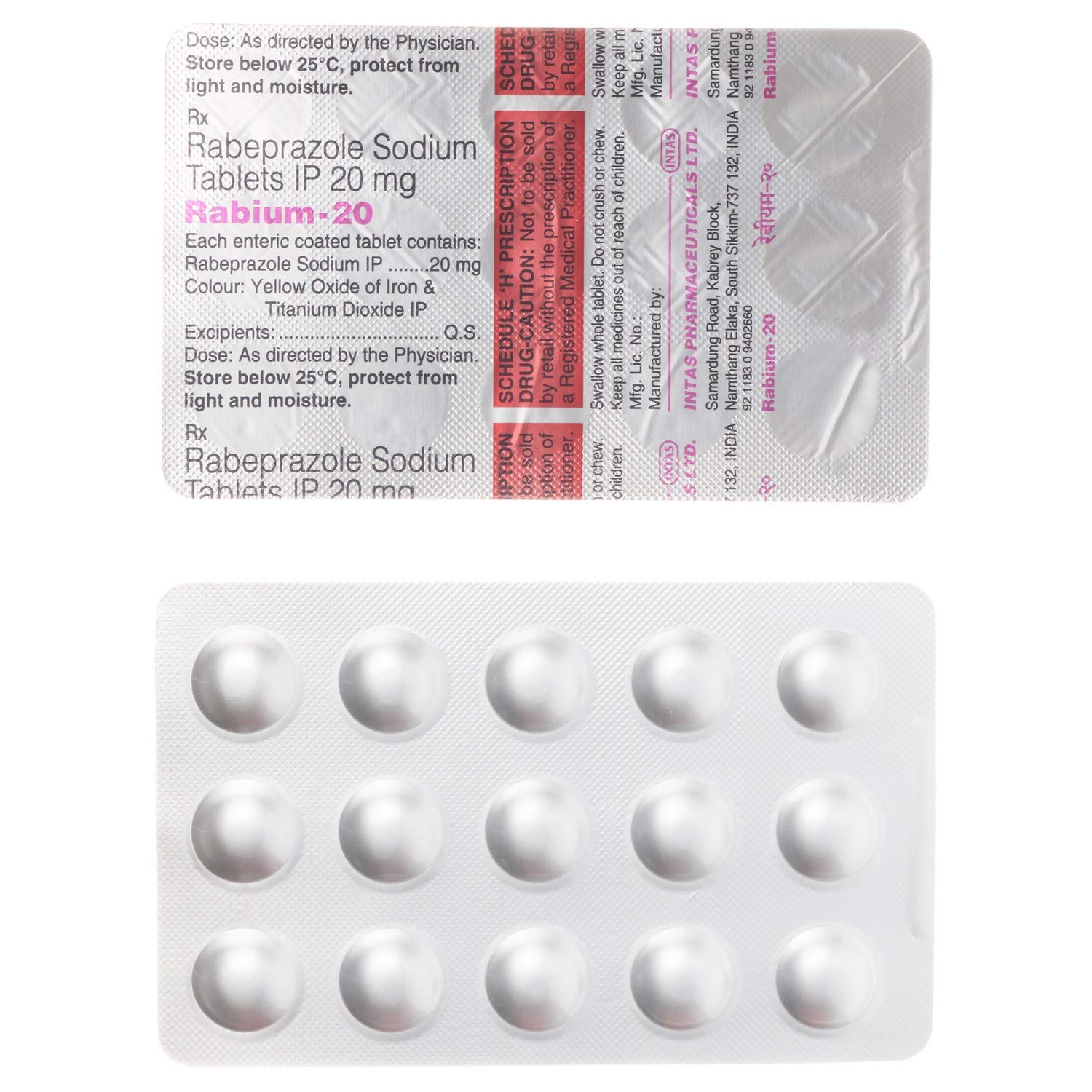 Rabium 20 Tablet