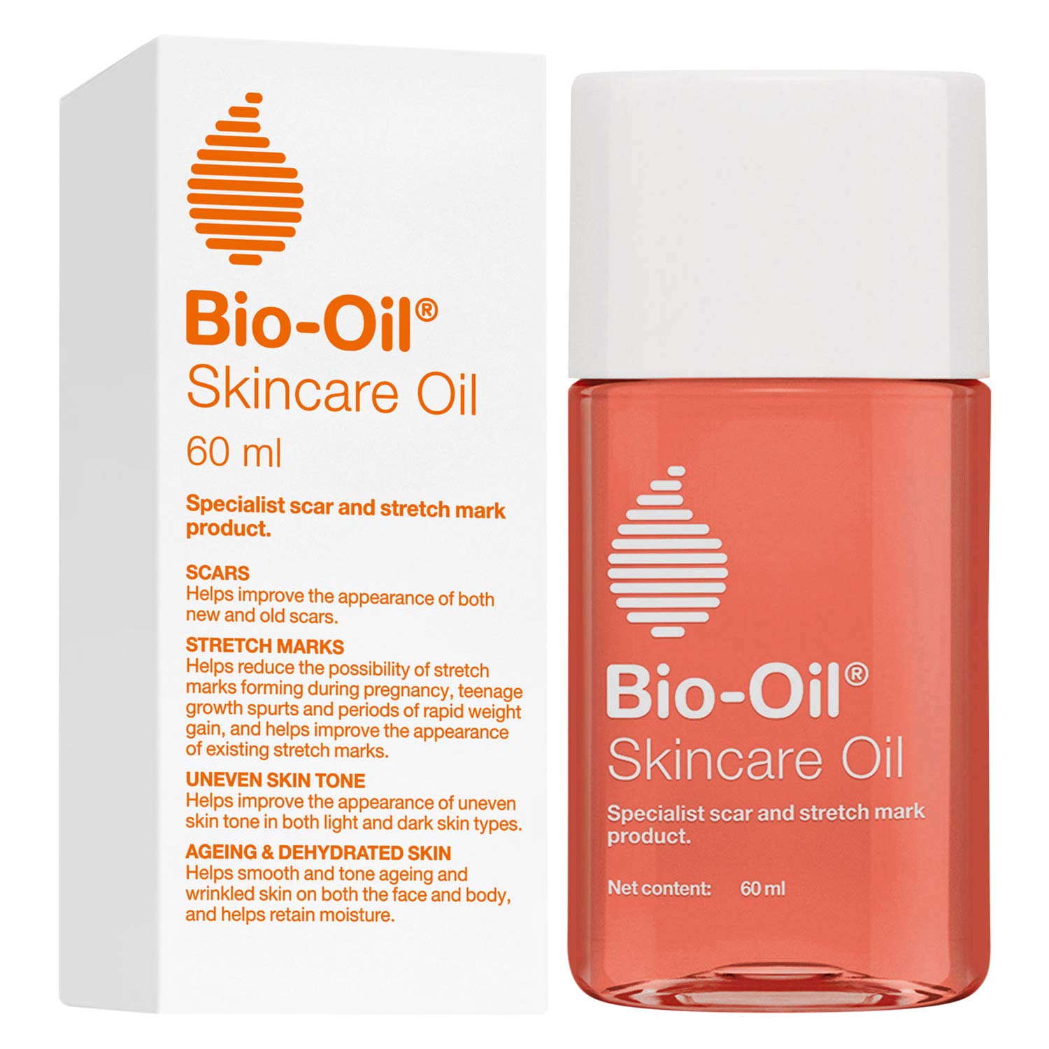 Bio-Oil Original Face & Body Oil | For Stretch Marks & Scar Removal