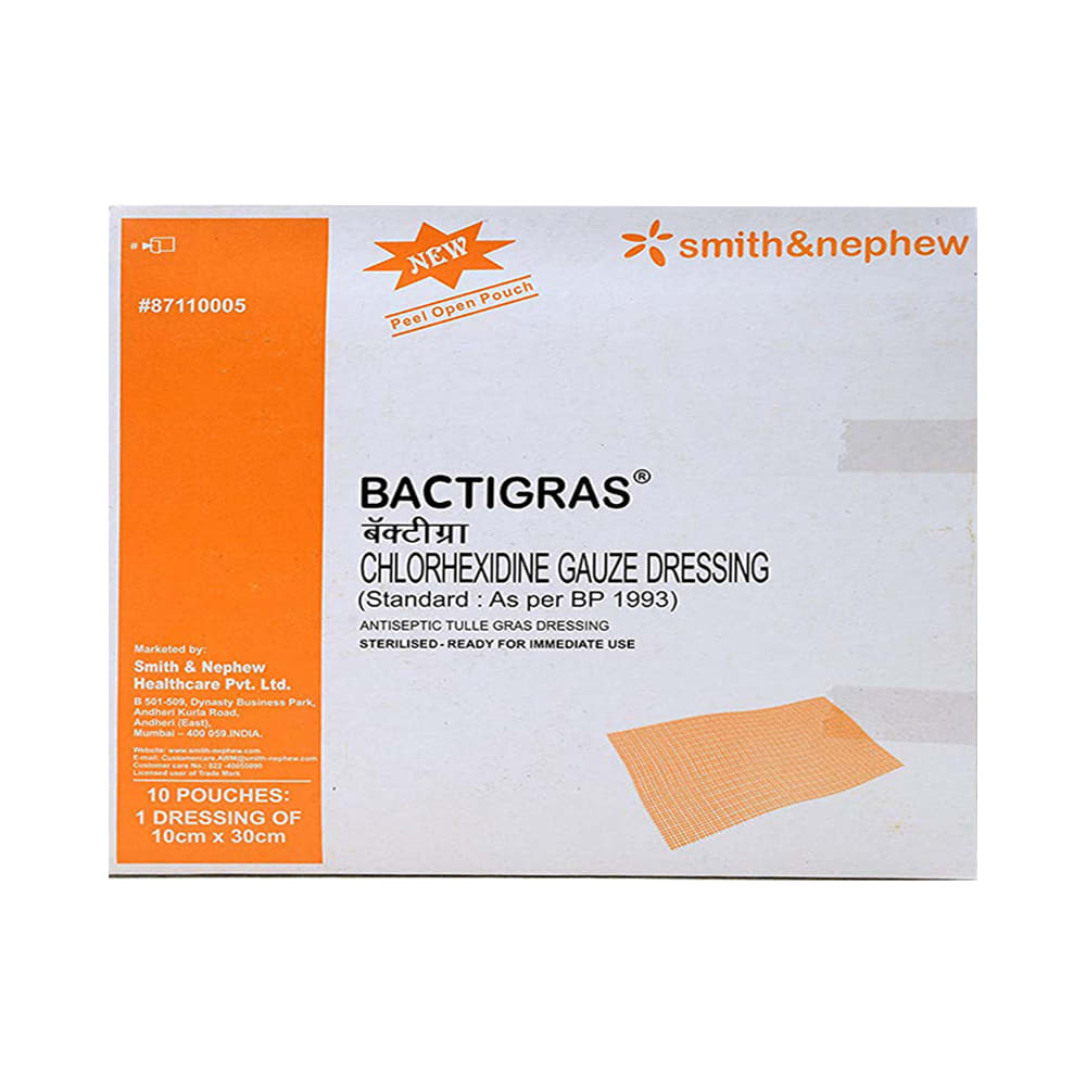 Bactigras Dressing 10cm x 30cm