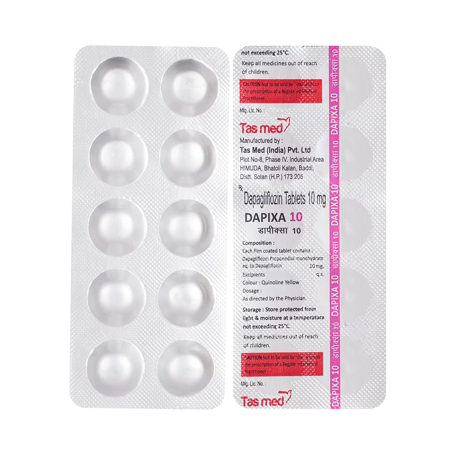 Dapixa 10mg Tablet