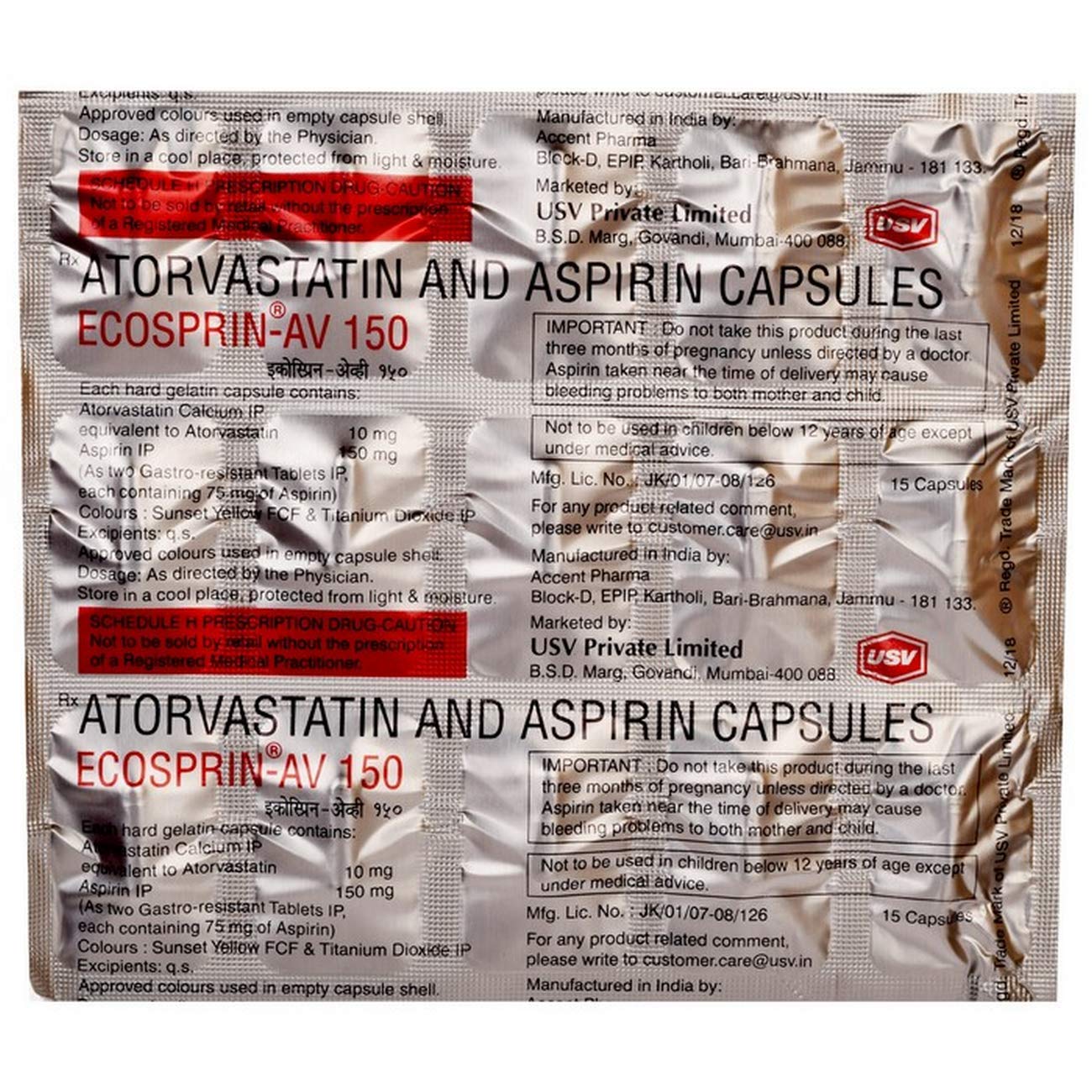 Ecosprin-AV 150 Capsule