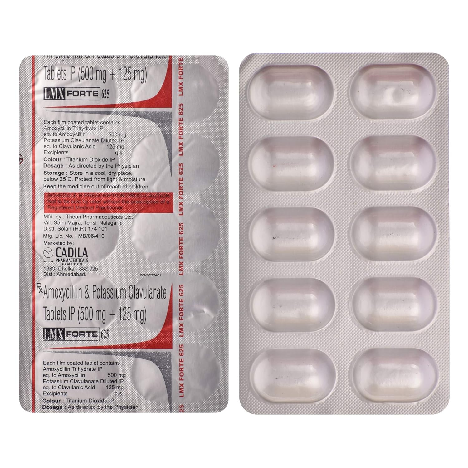 Lmx Forte 500mg/125mg Tablet