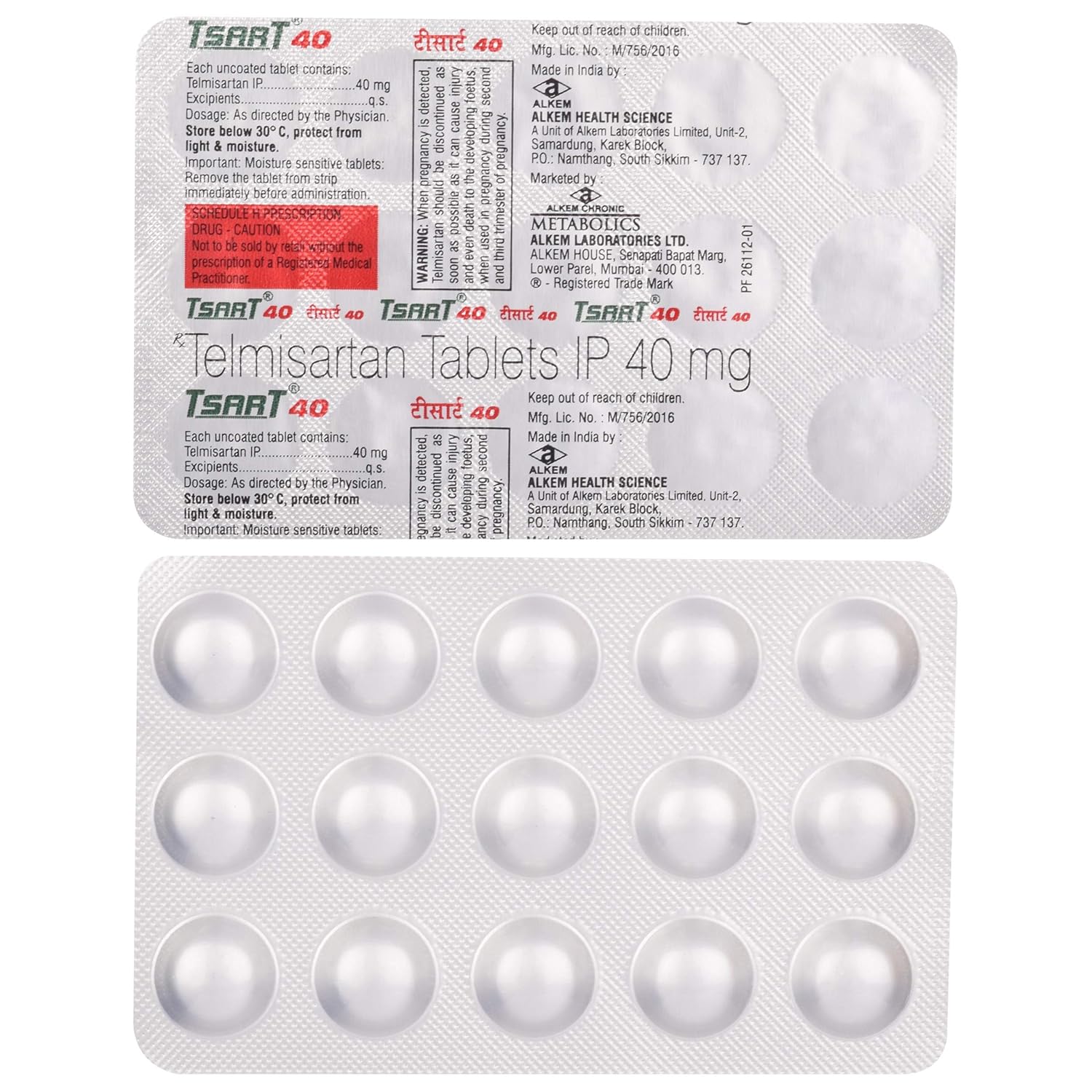 Tsart 40 Tablet