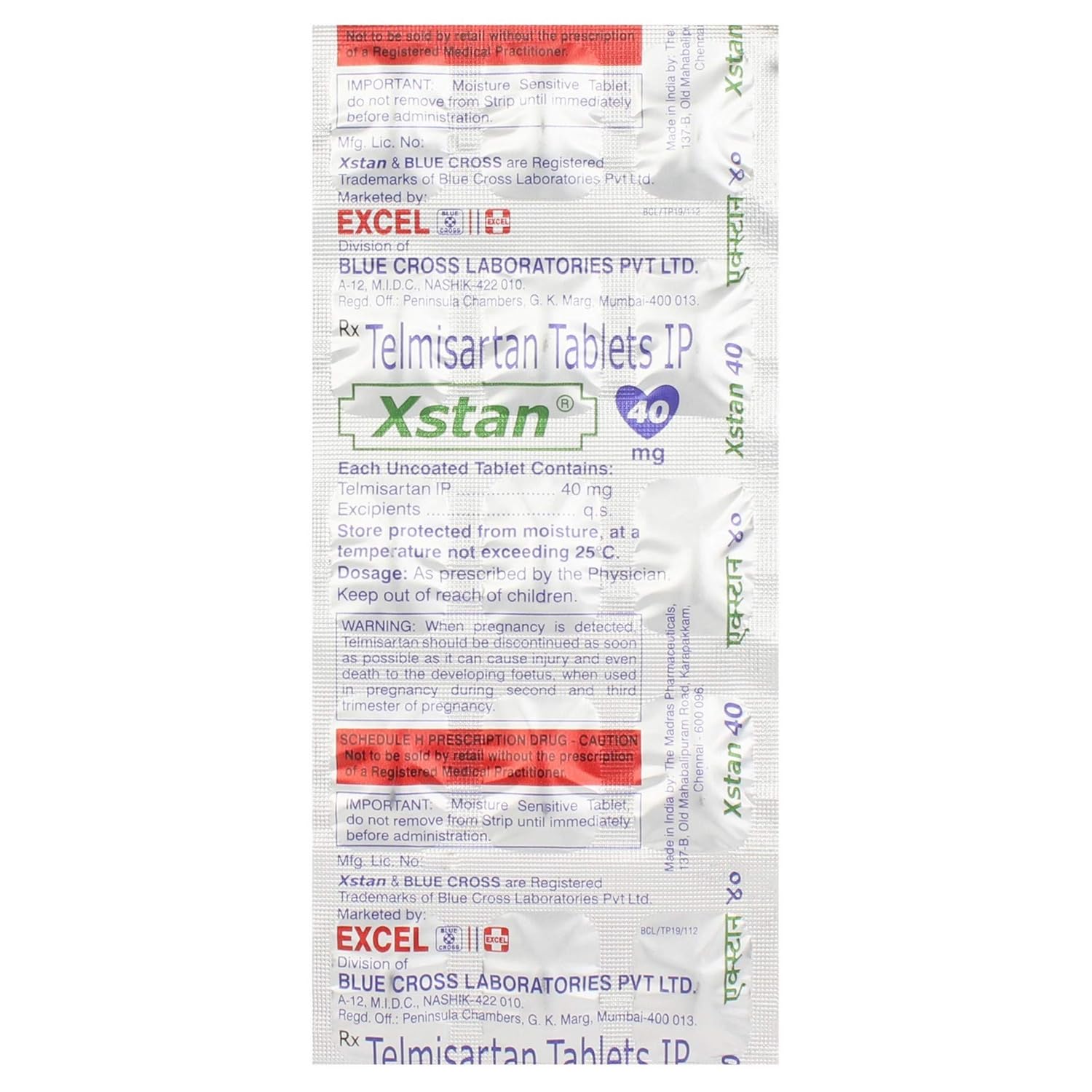 Xstan 40mg Tablet