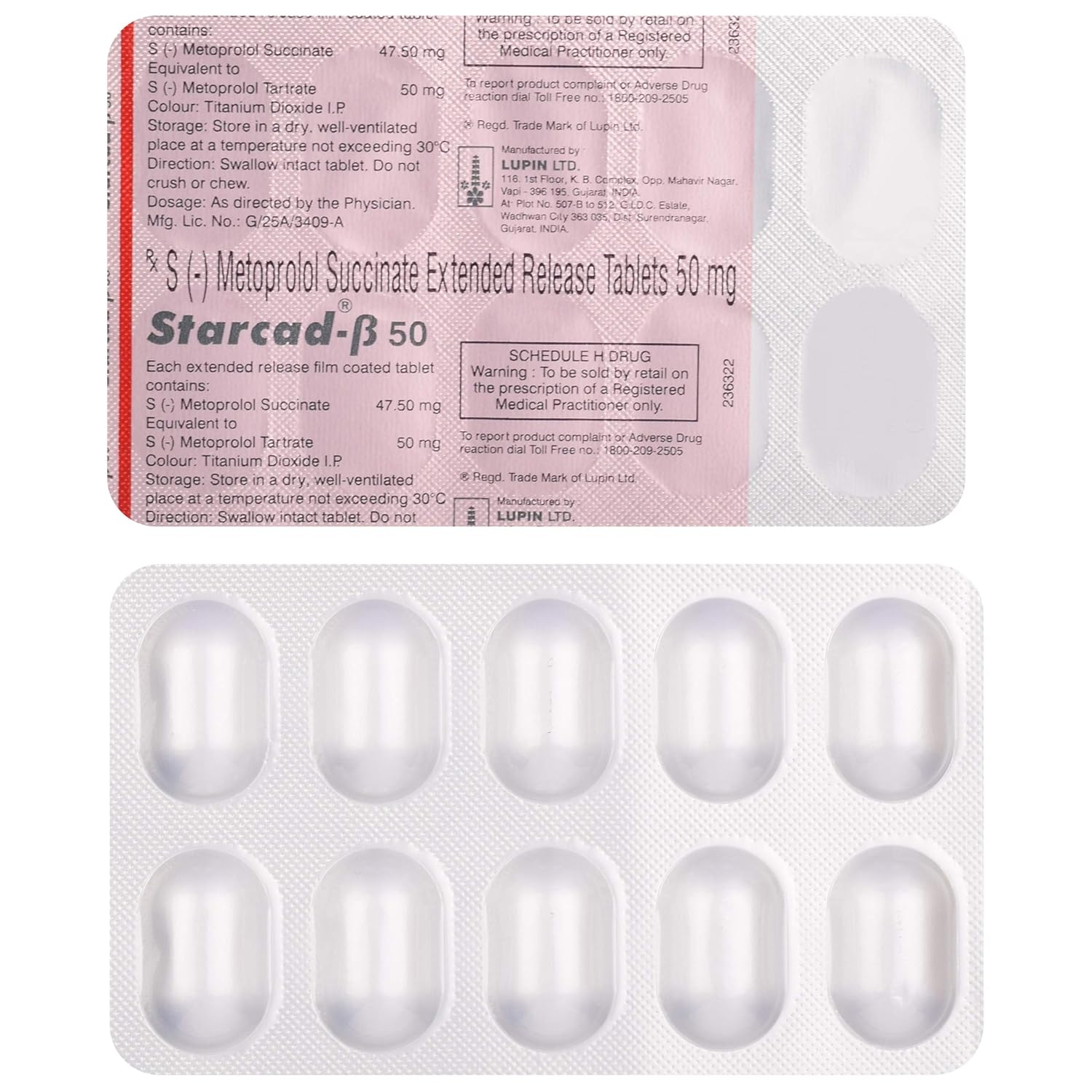 Starcad-Beta 50 Tablet ER