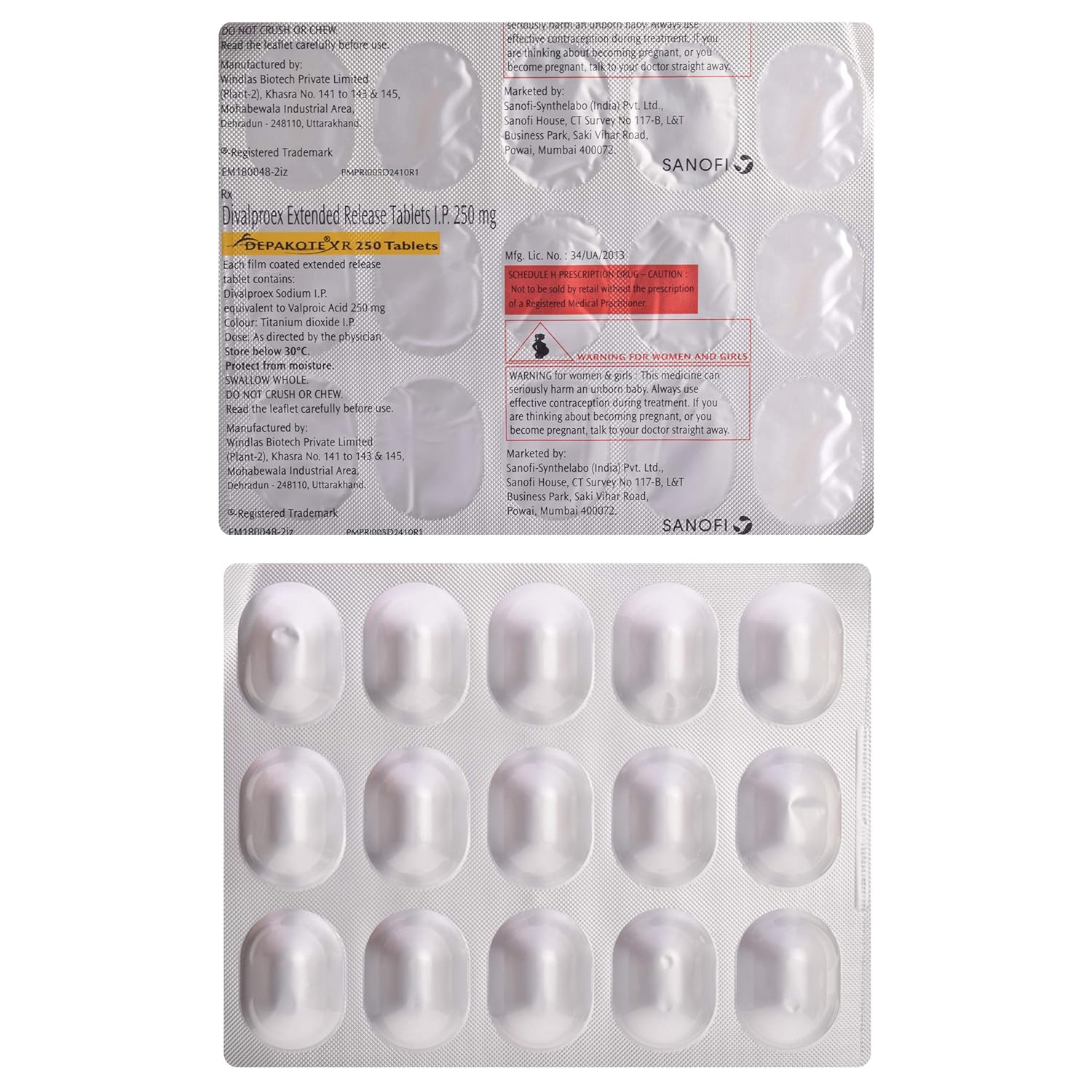 Depakote XR 250 Tablet