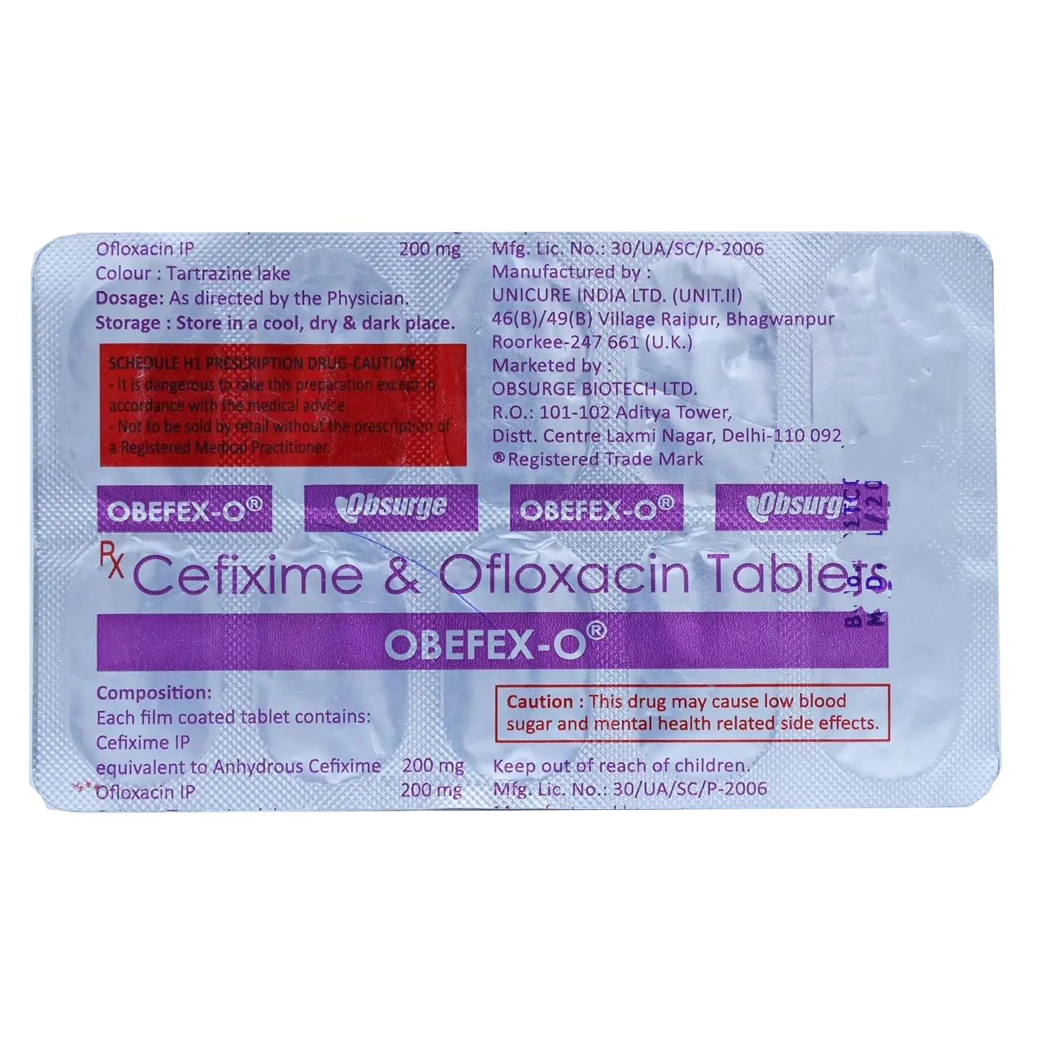 Obefex O Tablet