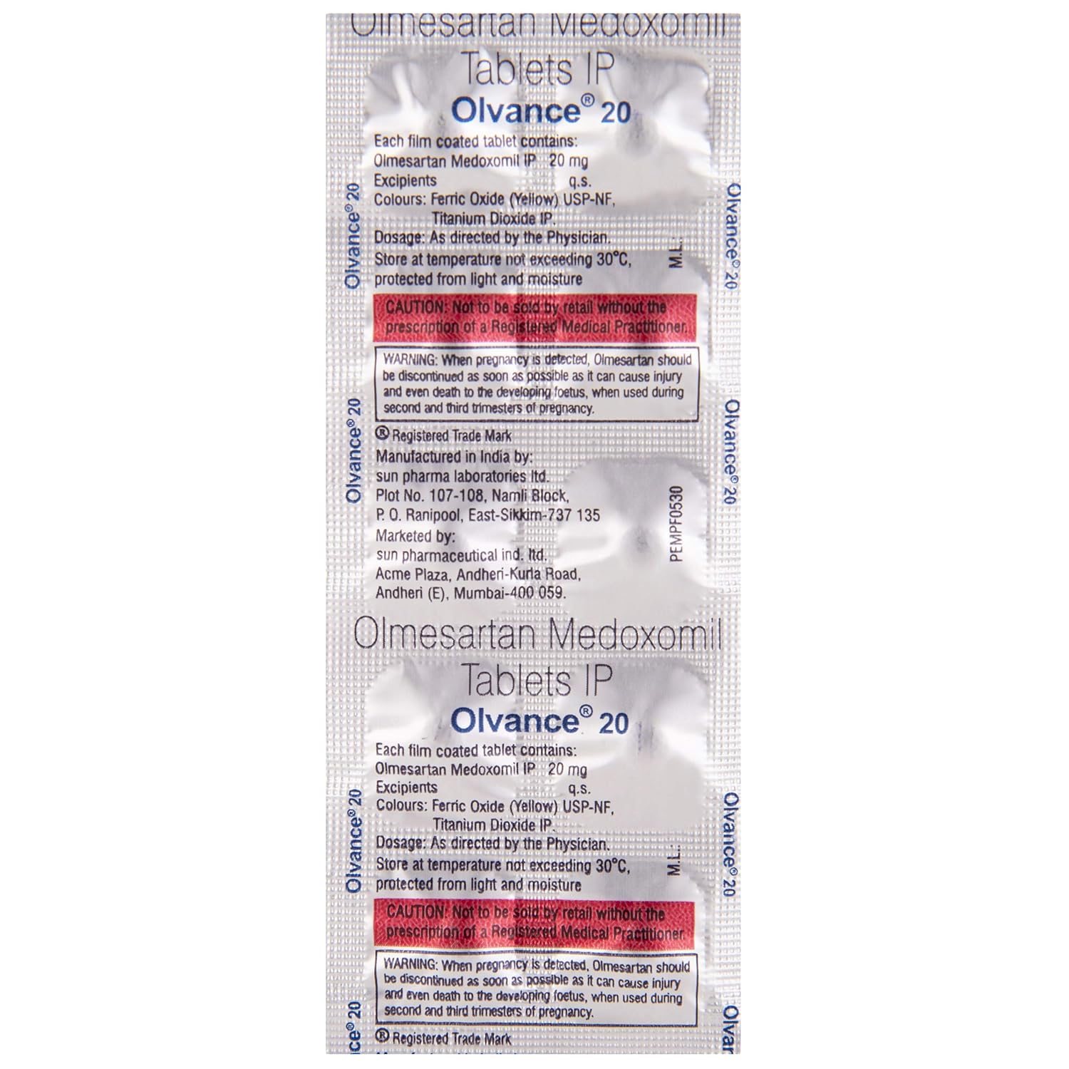 Olvance 20 Tablet