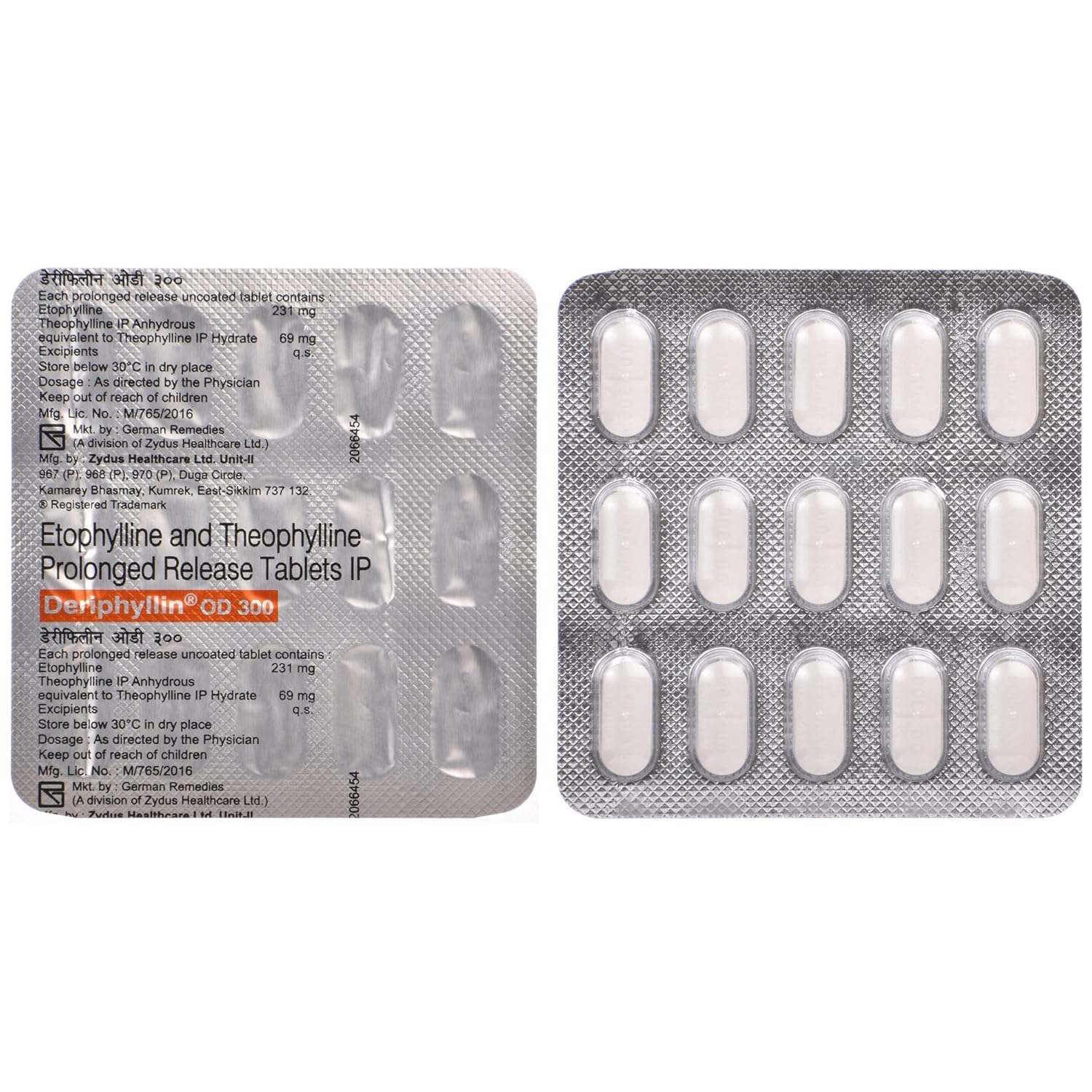 Deriphyllin OD 300 Tablet PR