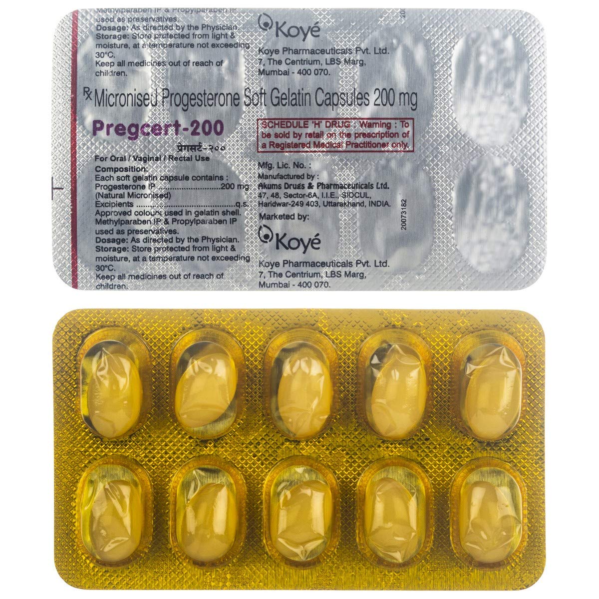 Pregcert 200 Capsule