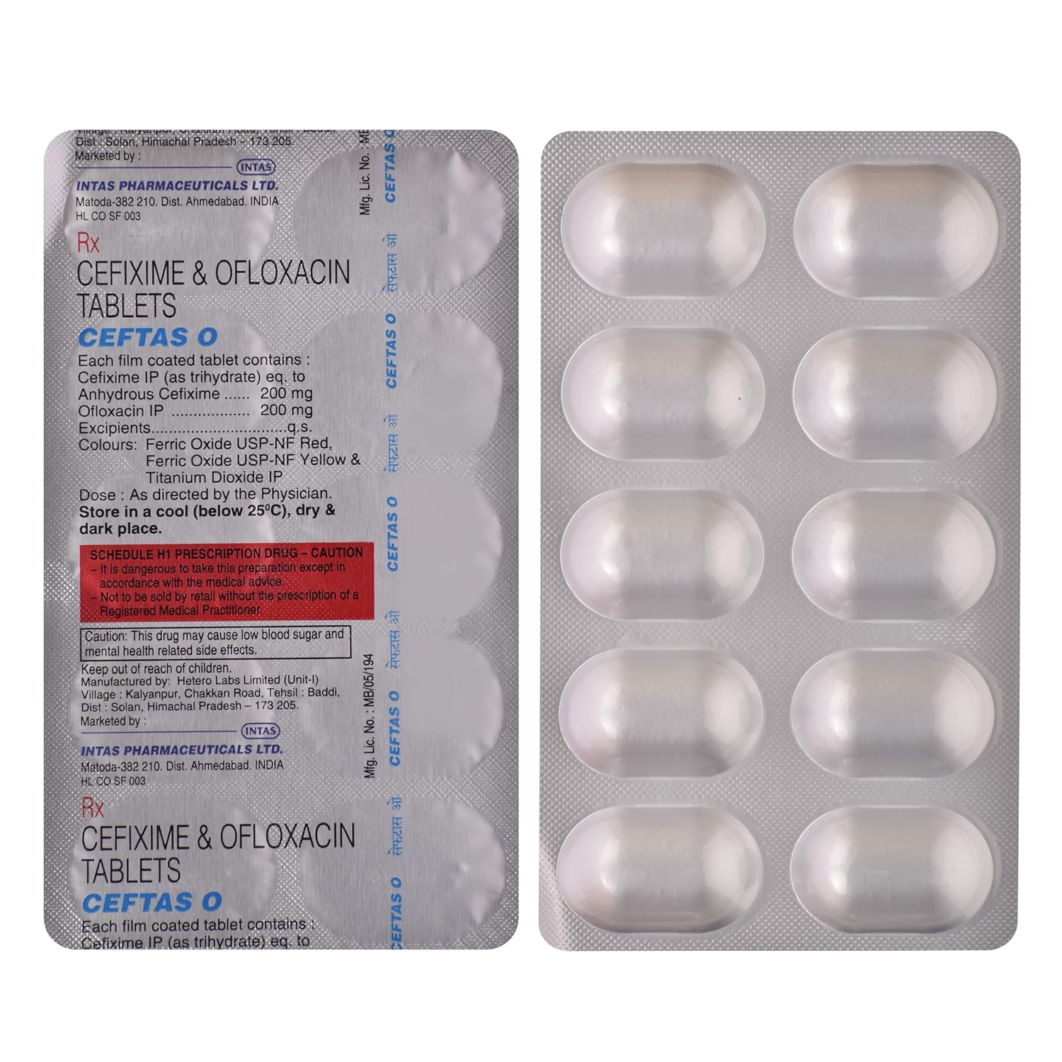 Ceftas O Tablet