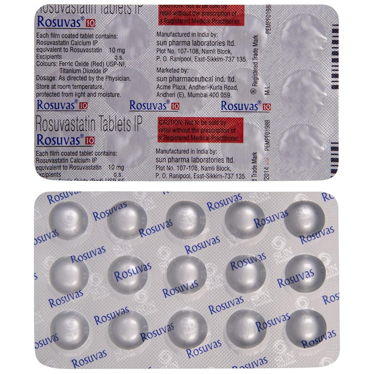 Rosuvas 10 Tablet