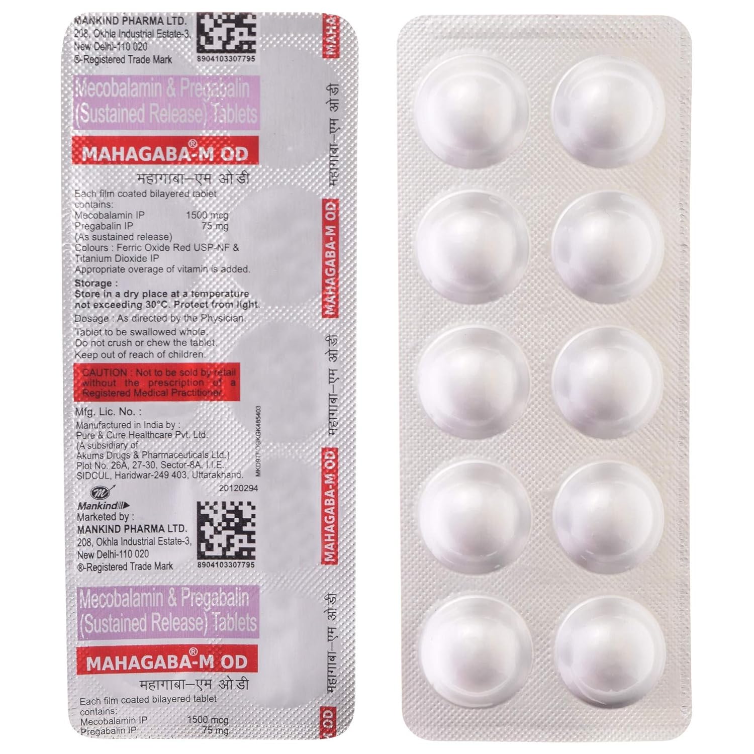 Mahagaba-M OD Tablet SR