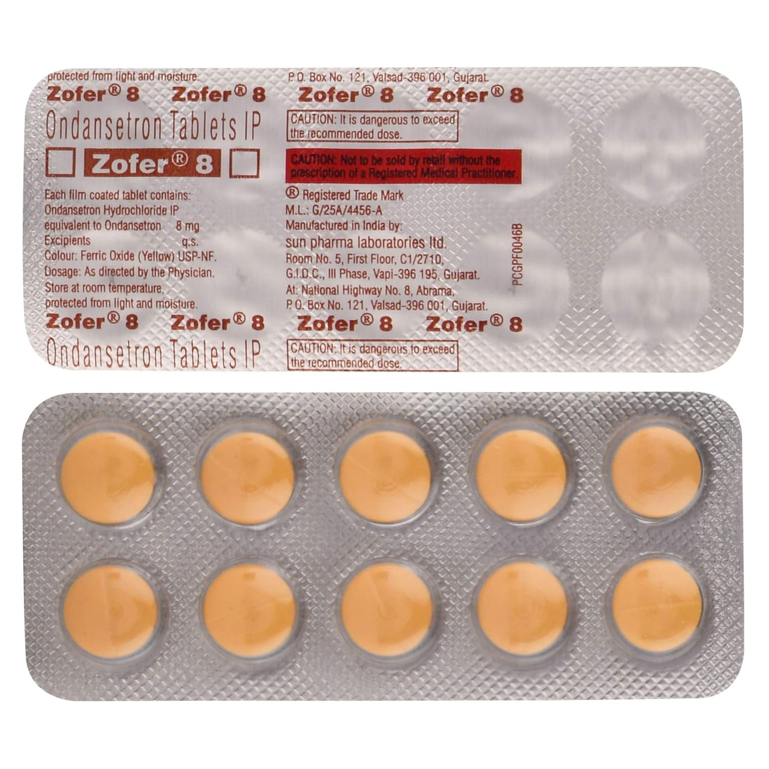 Zofer 8mg Tablet