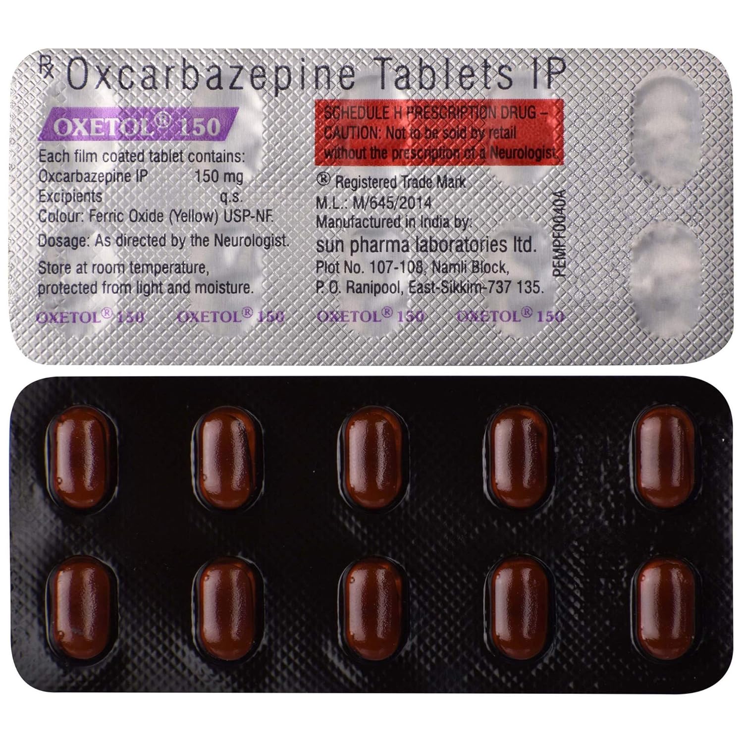 Oxetol 150 Tablet