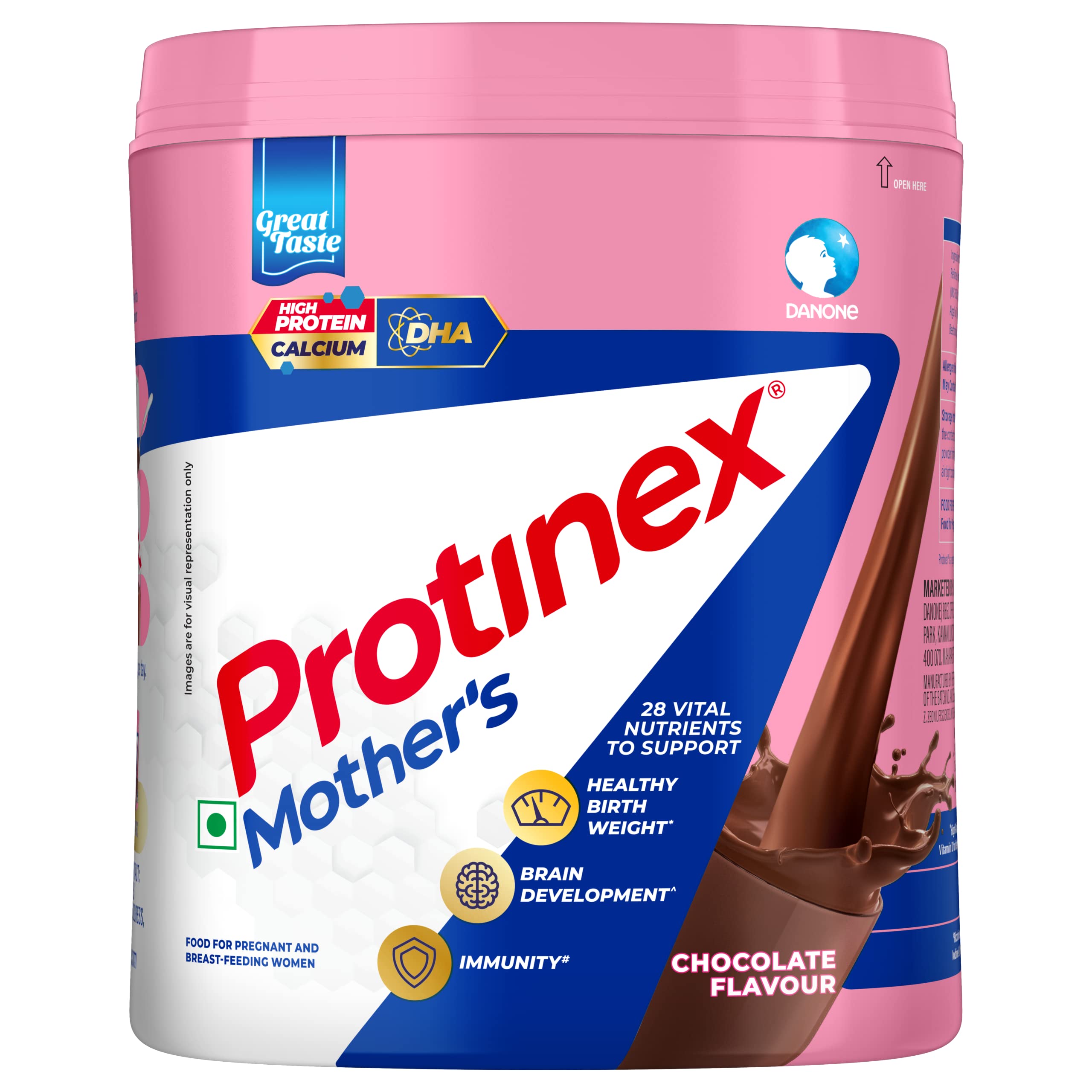 Protinex Mother’s Nutritional Drink with DHA, Calcium & Protein | Flavour Chocolate Powder