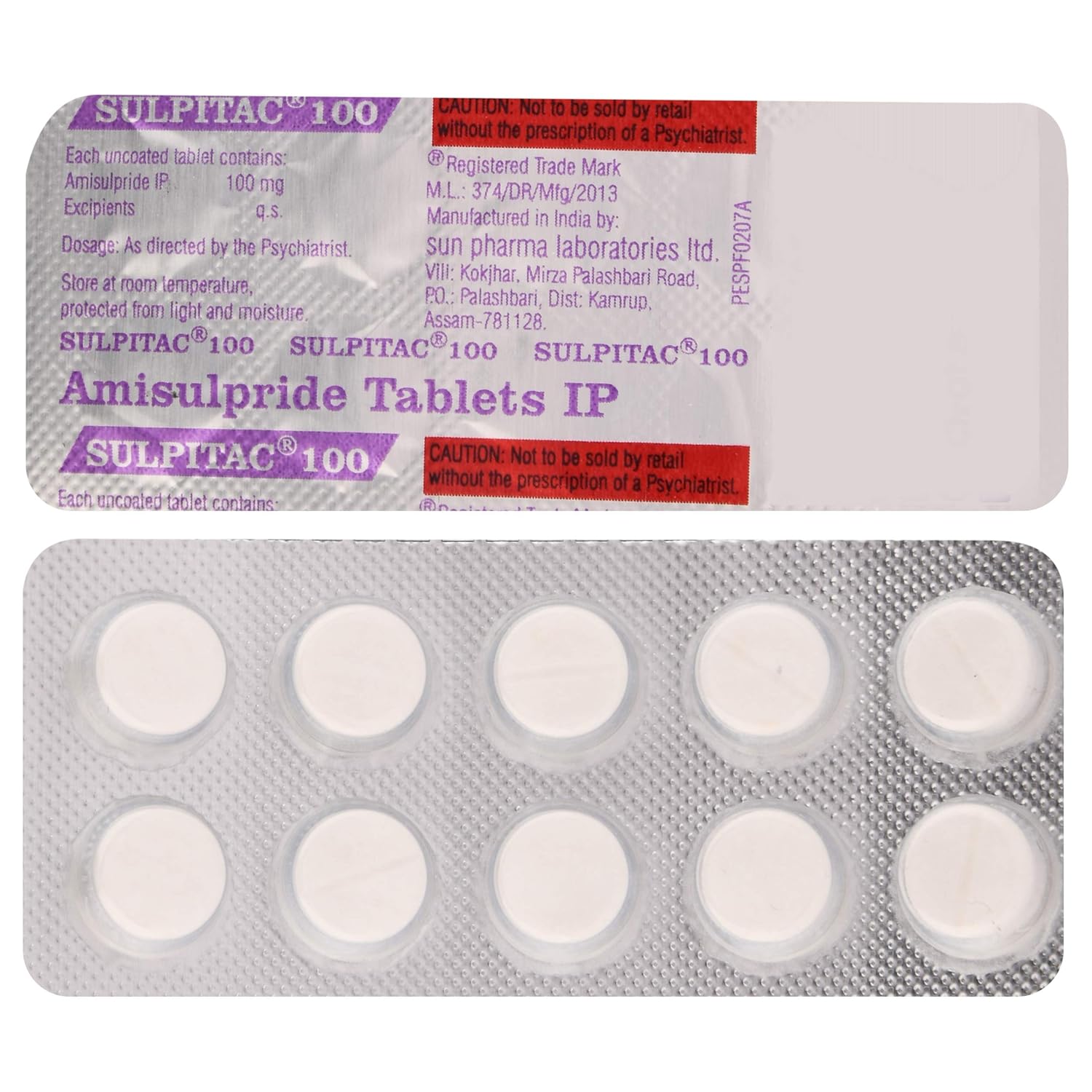 Sulpitac 100mg Tablet MD