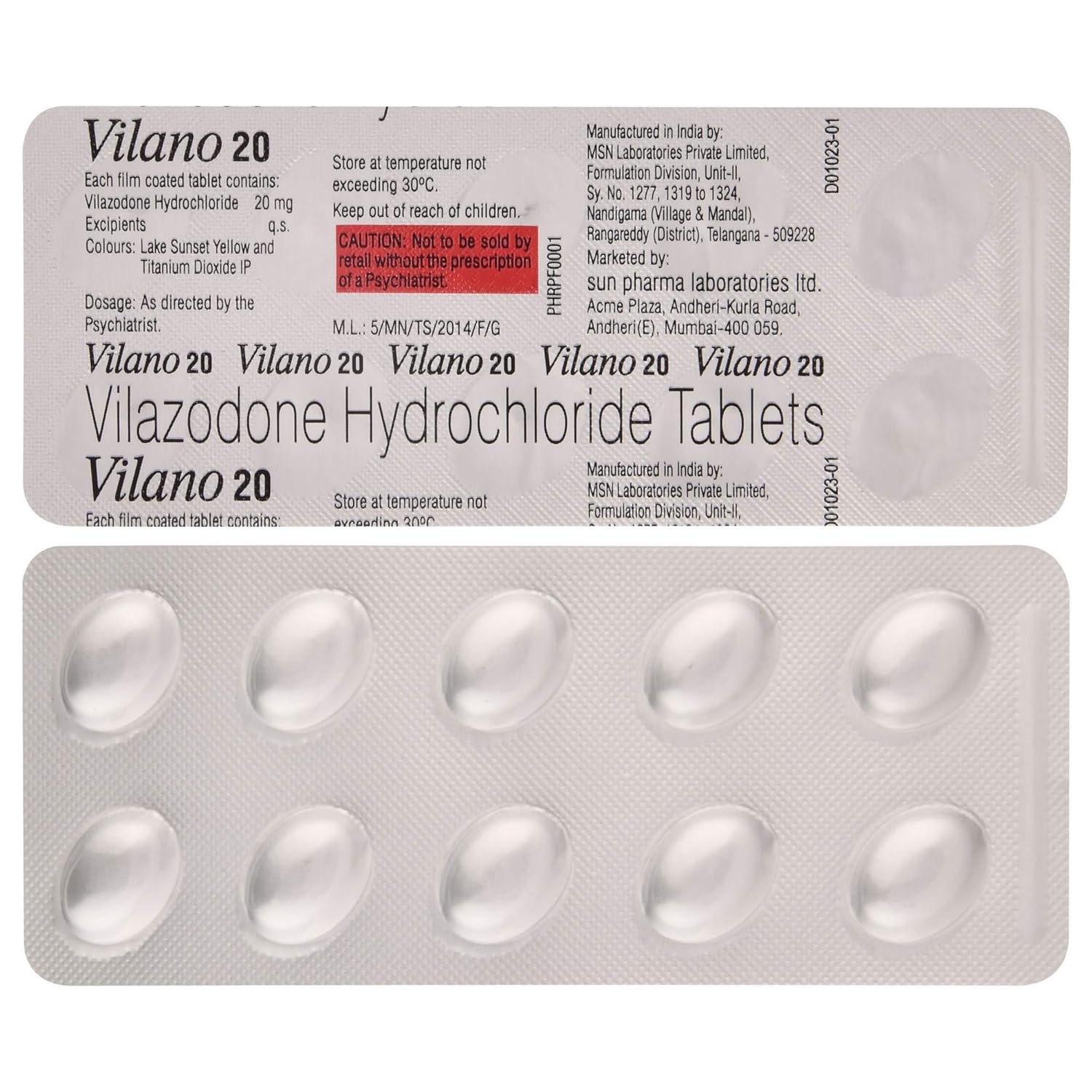 Vilano 20 Tablet