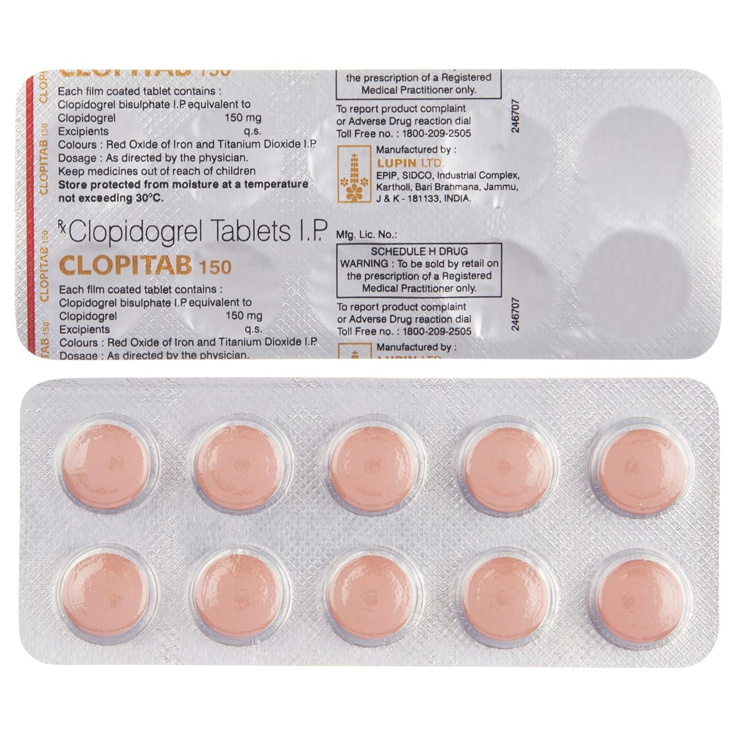 Clopitab 150 Tablet