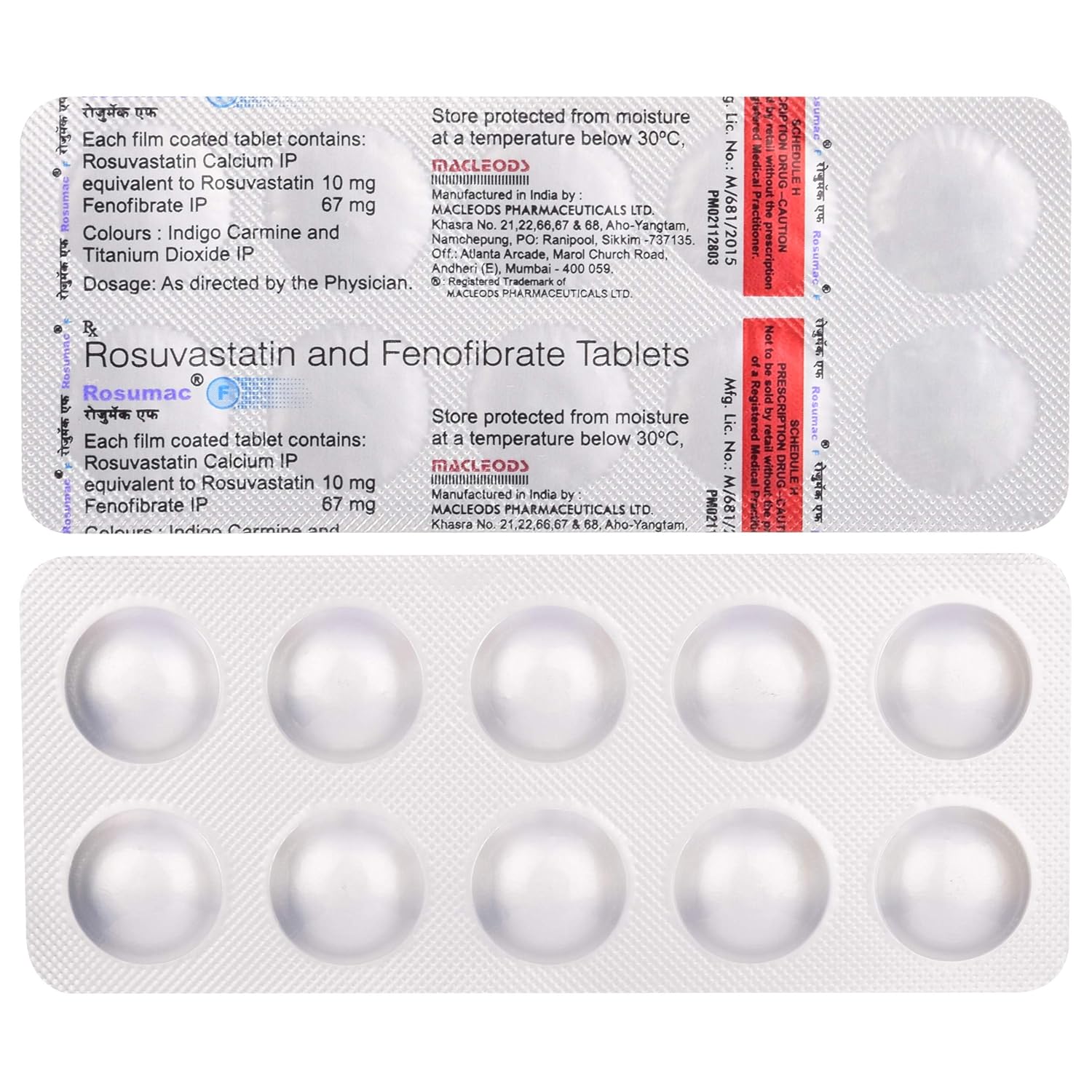 Rosumac F 67mg/10mg Tablet