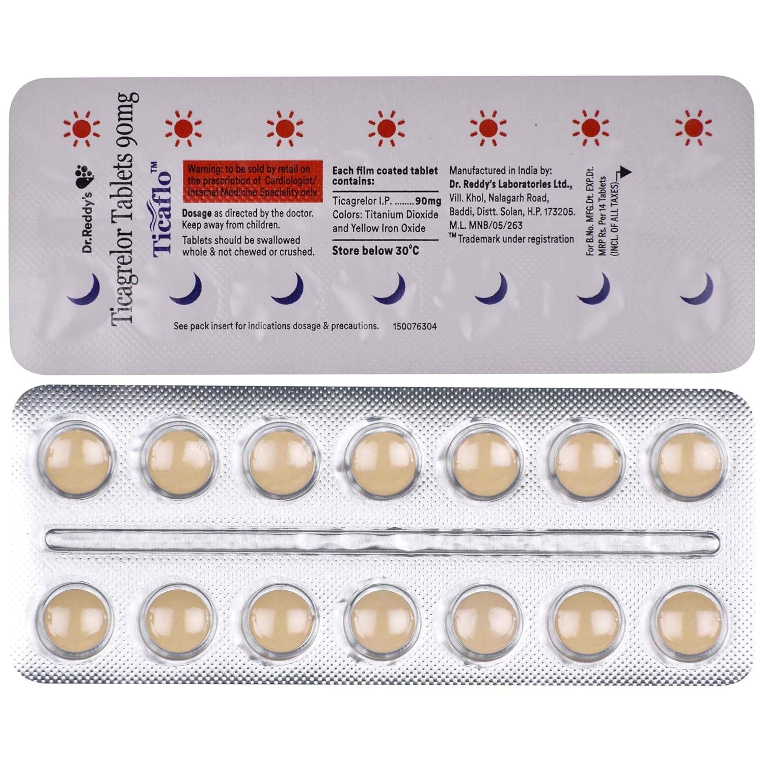 Ticaflo 90mg Tablet