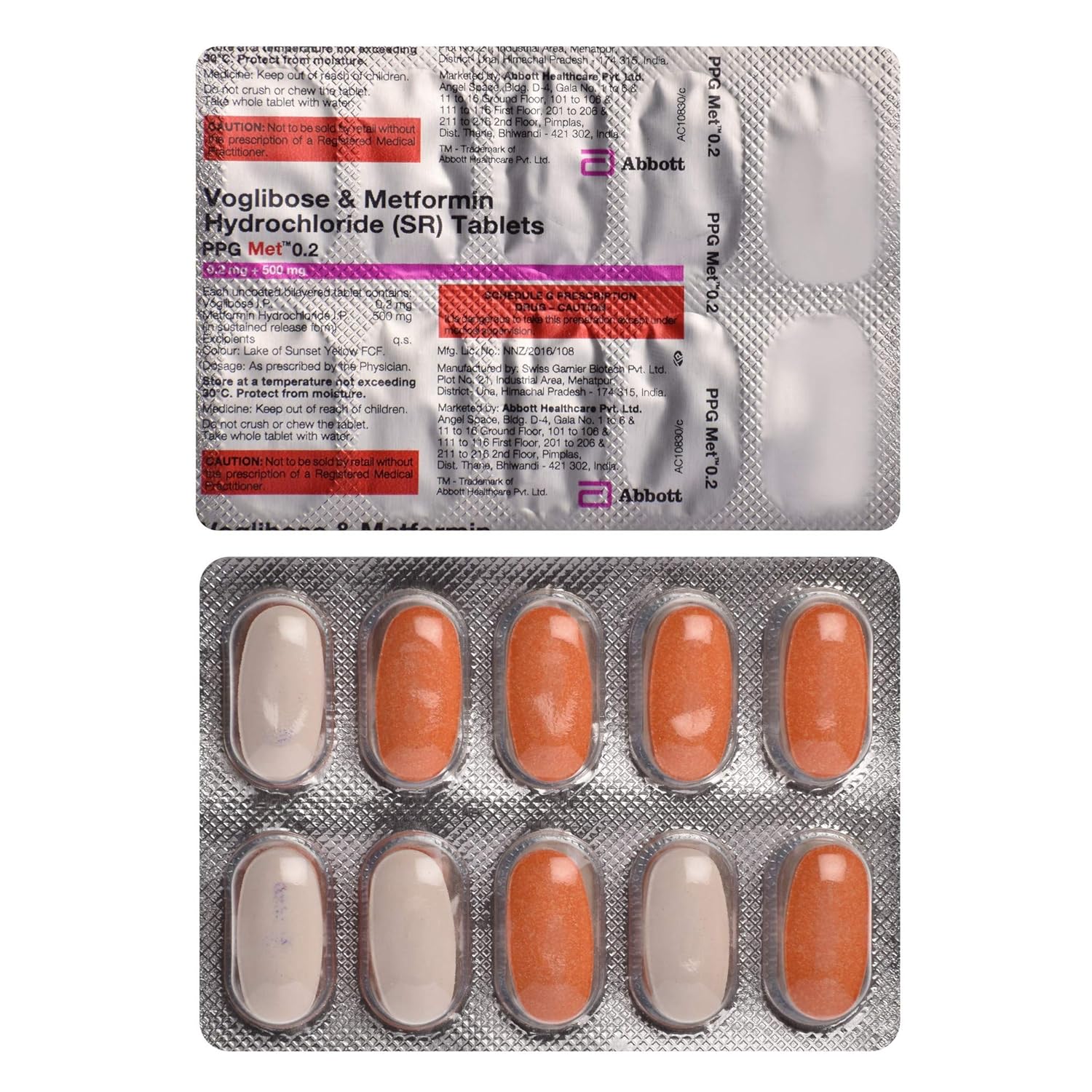 PPG Met 0.2 Tablet SR