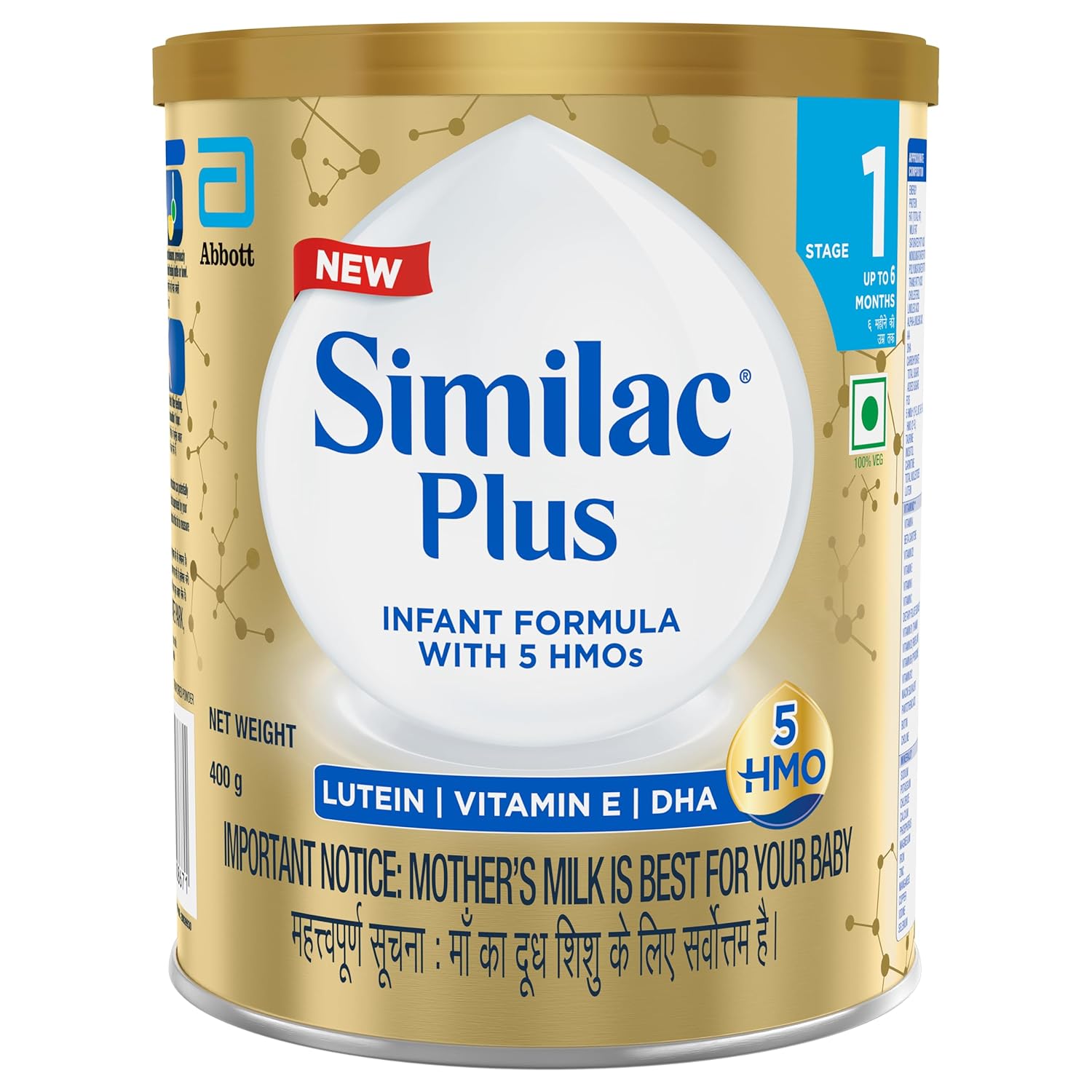 Similac Plus Stage 1 Infant Formula (Up to 6 months) Powder