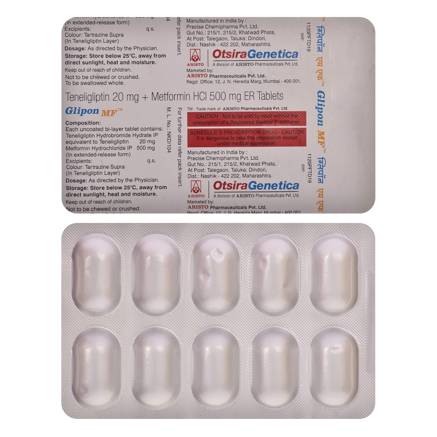 Glipon MF Tablet PR