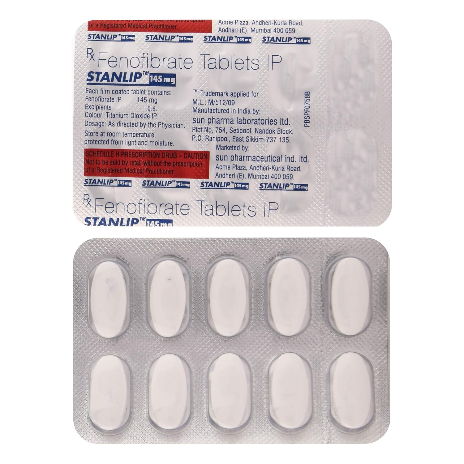 Stanlip 145mg Tablet