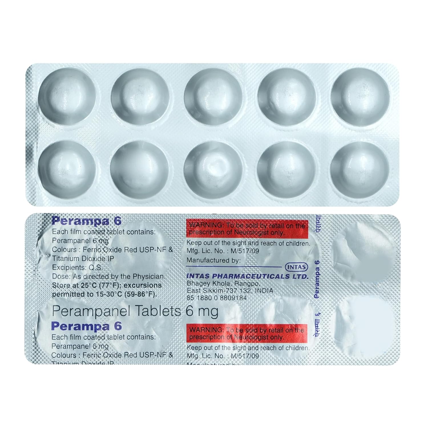 Perampa 6mg Tablet