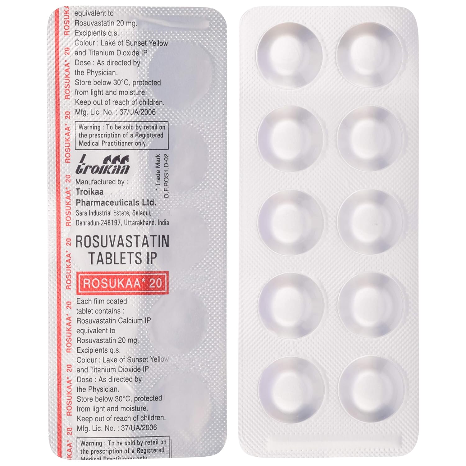 Rosukaa 20 Tablet