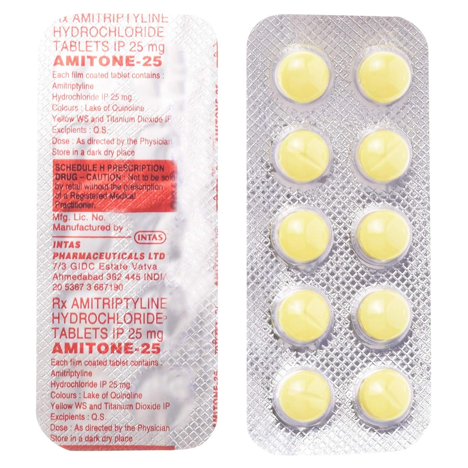 Amitone 25mg Tablet