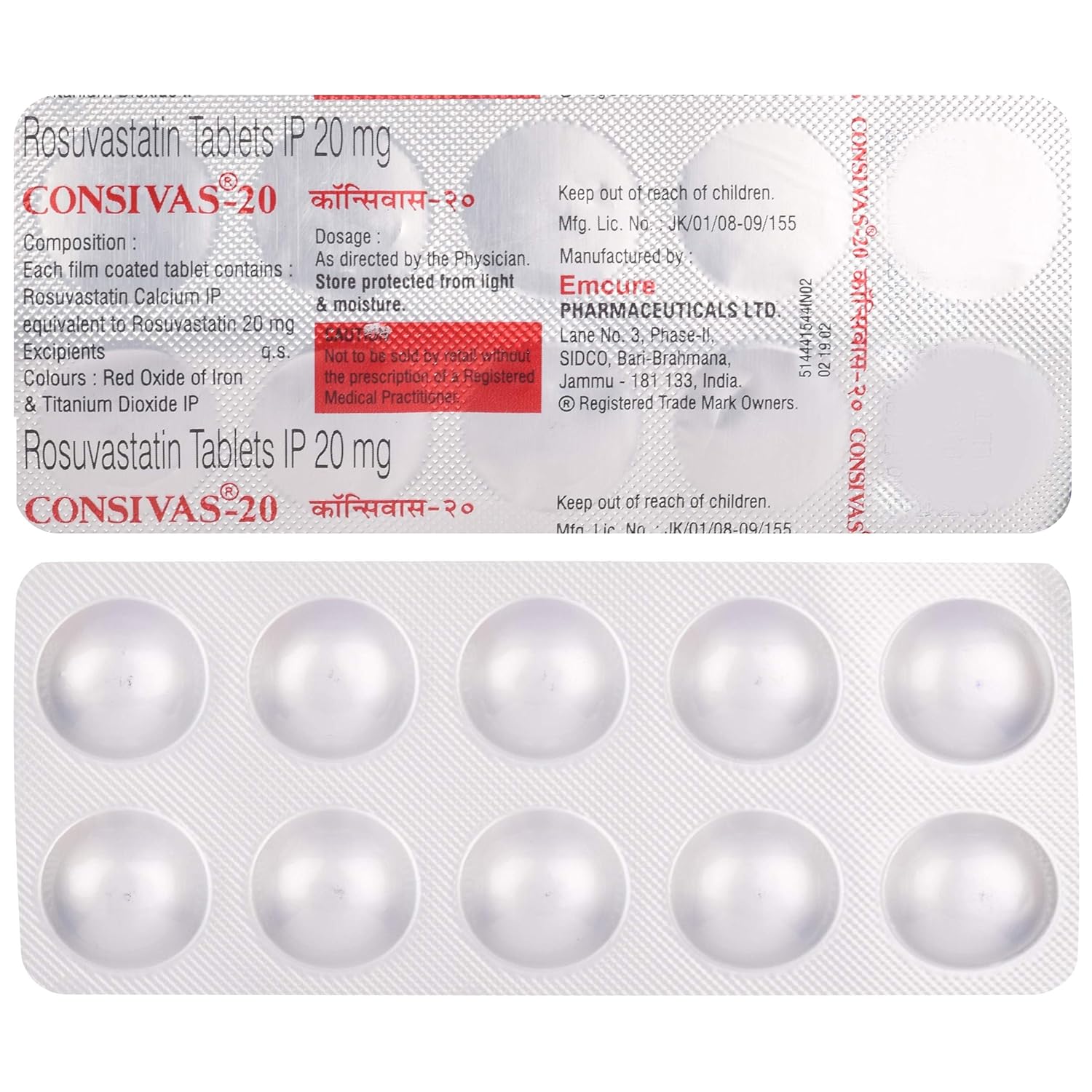 Consivas 20 Tablet