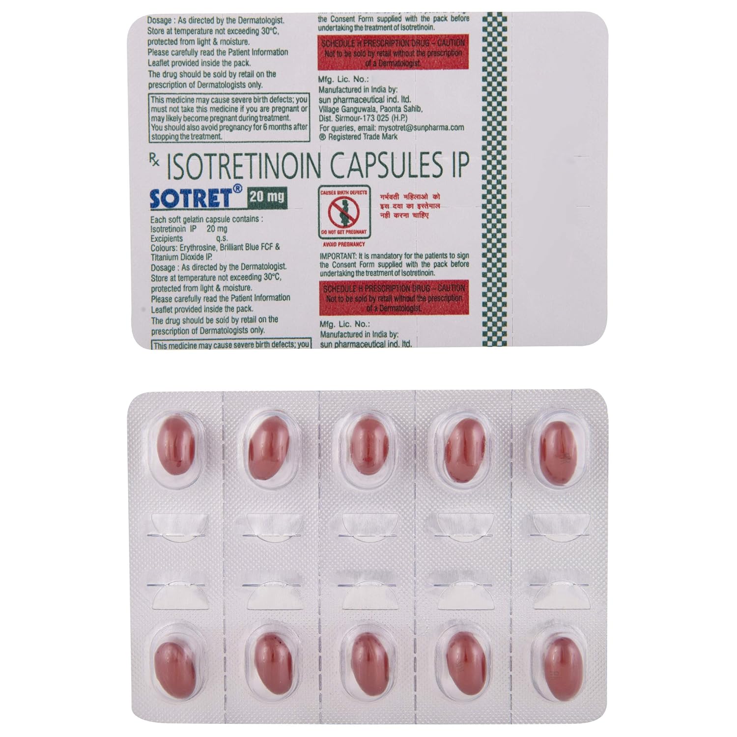 Sotret 20mg Capsule