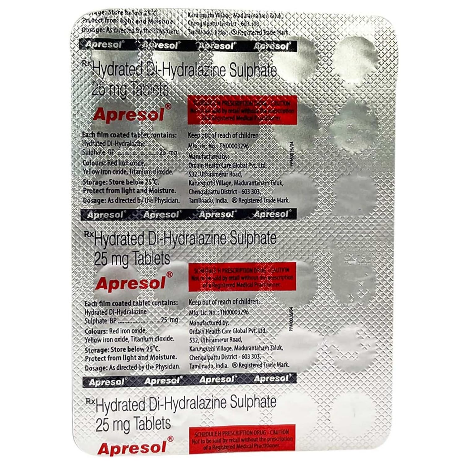 Apresol Tablet