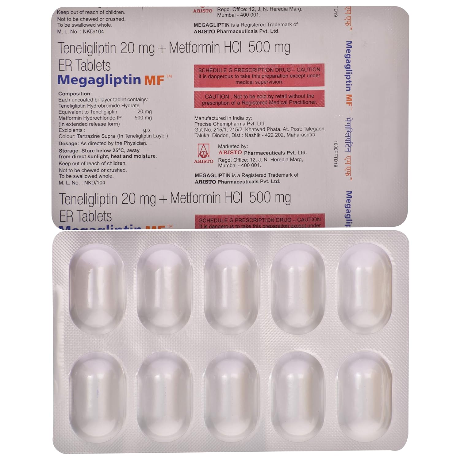 Megagliptin MF Tablet PR