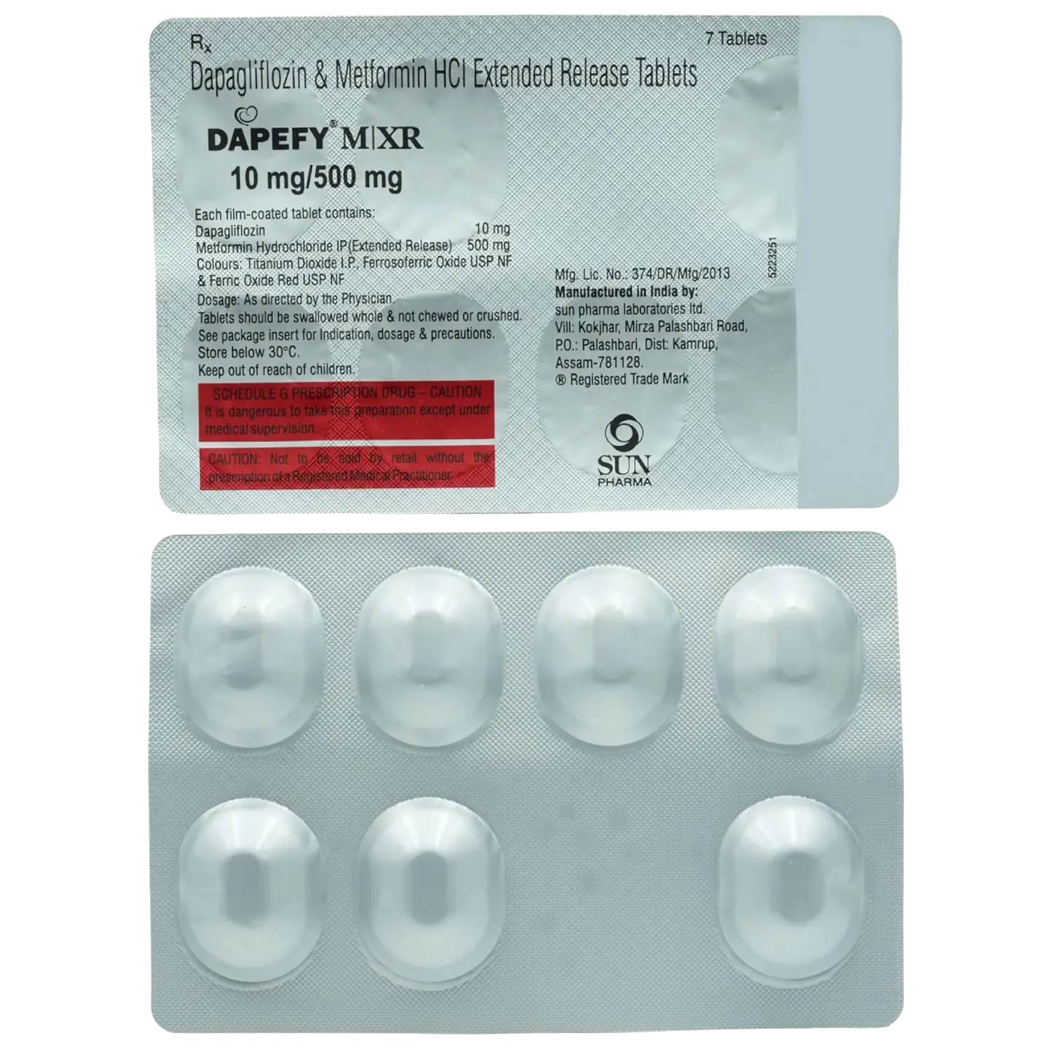 Dapefy M/XR 10mg/500mg Tablet