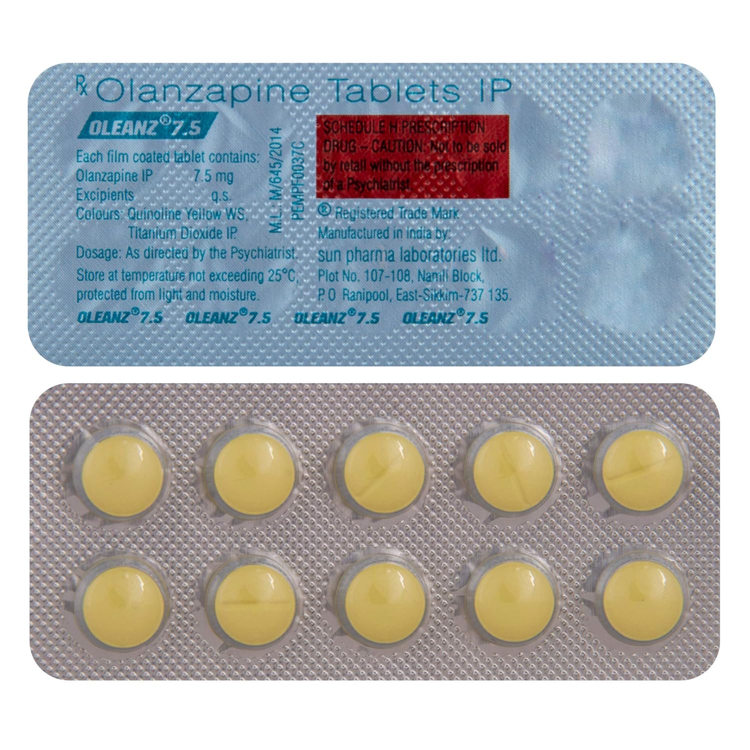 Oleanz 7.5 Tablet