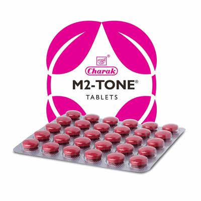 Charak M2-Tone Tablet | Non Hormonal Menstrual Modulator