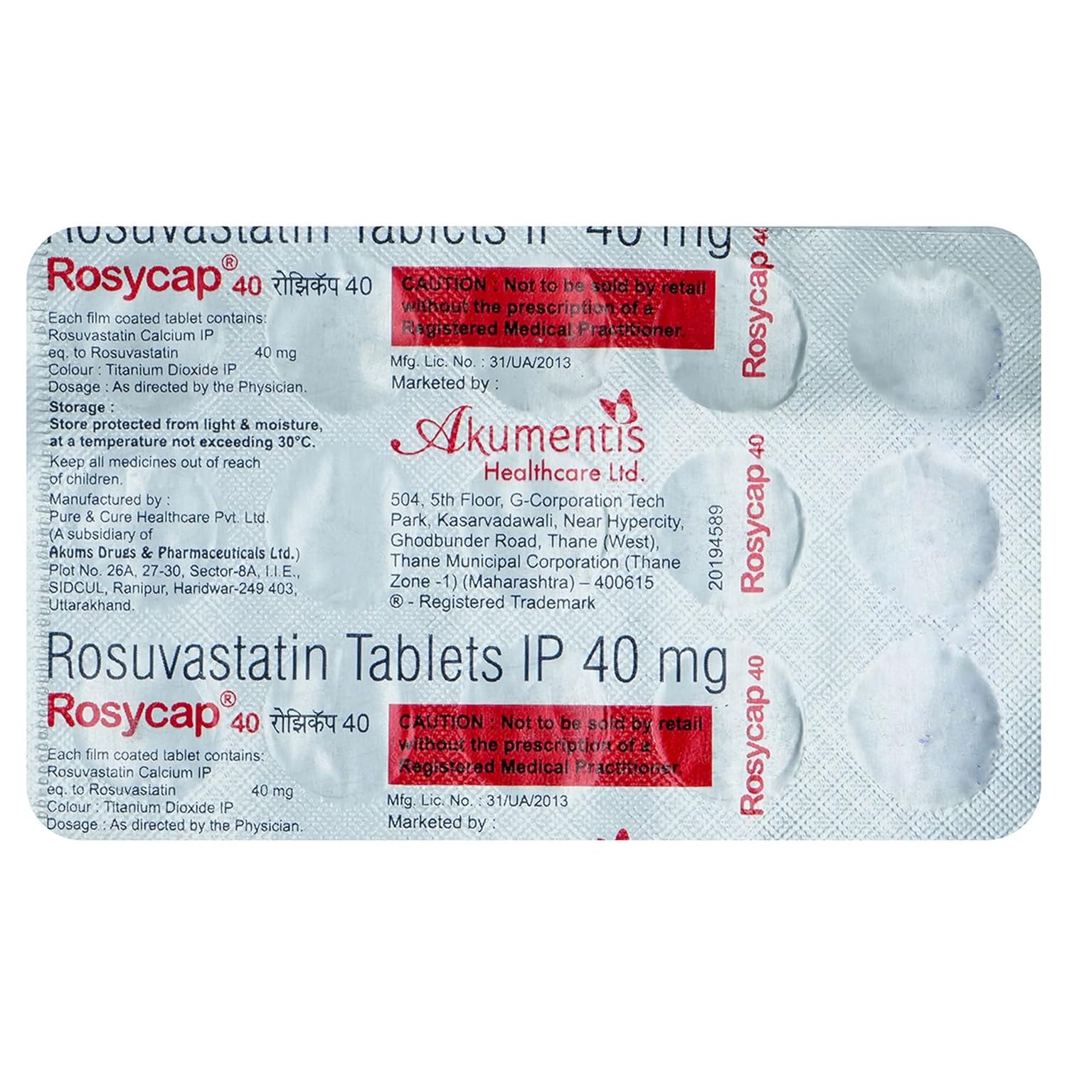 Rosycap 40 Tablet