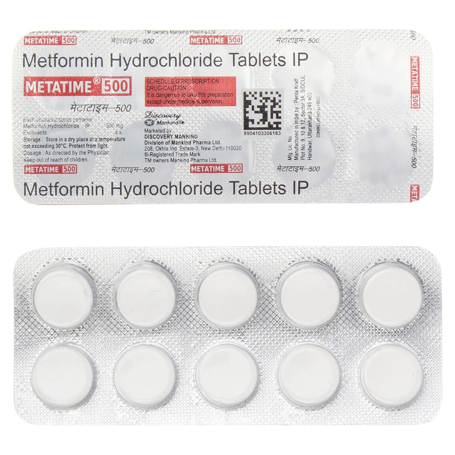 Metatime 500 Tablet