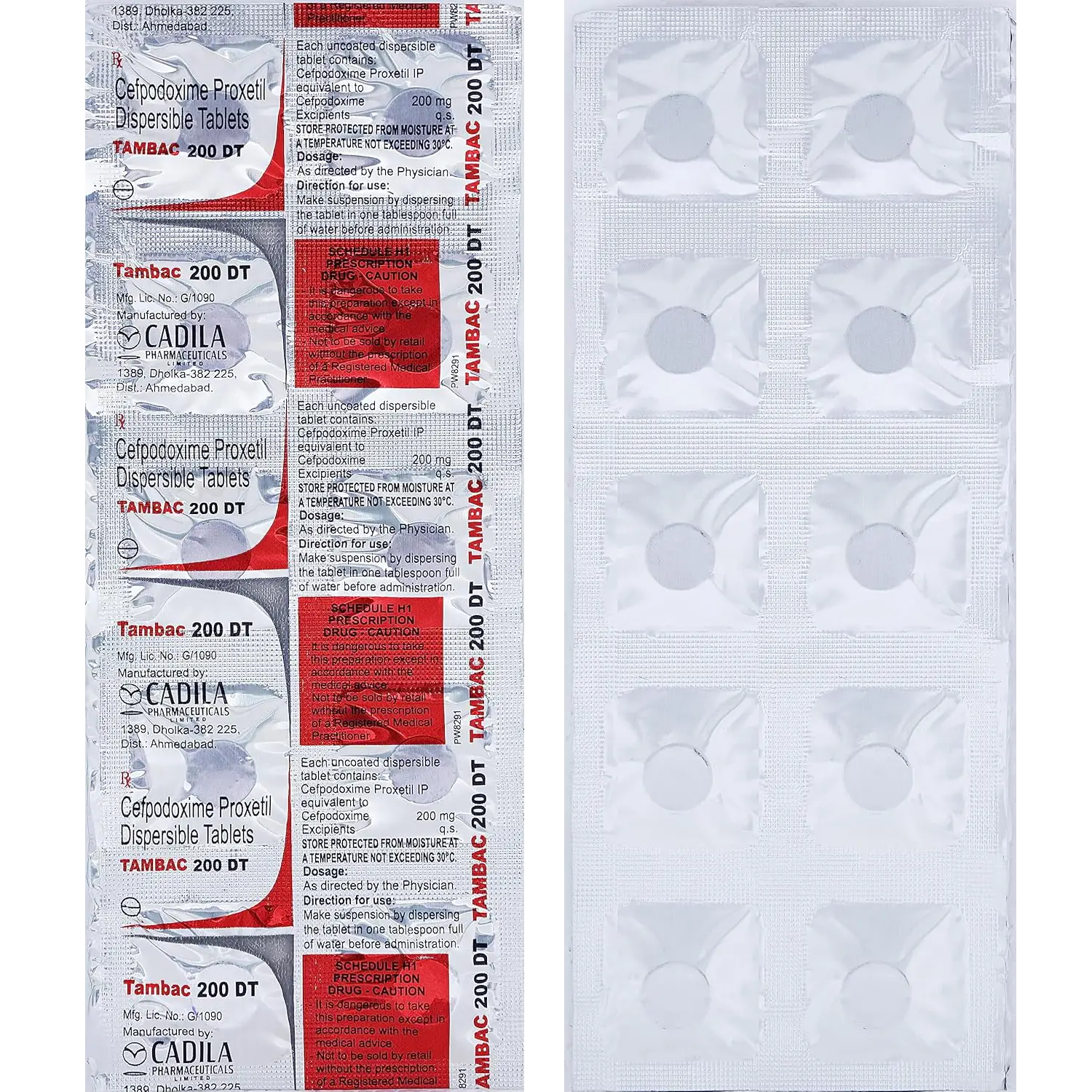 Tambac 200mg Tablet DT