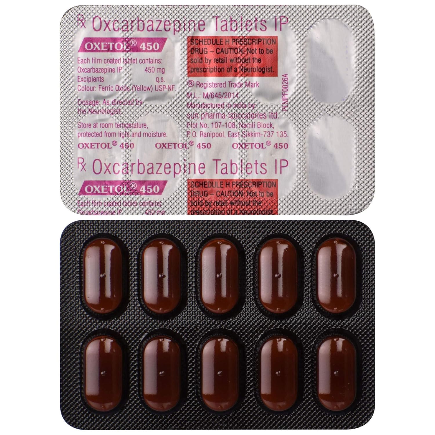 Oxetol 450 Tablet