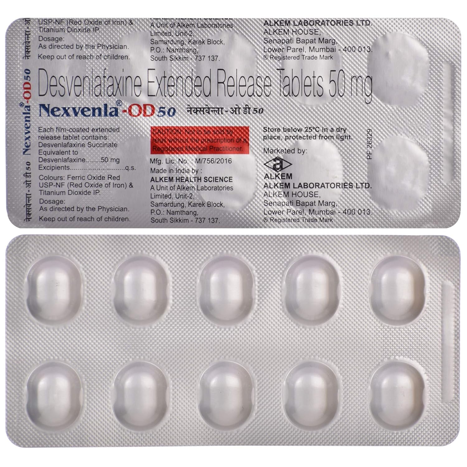 Nexvenla-OD 50 Tablet ER