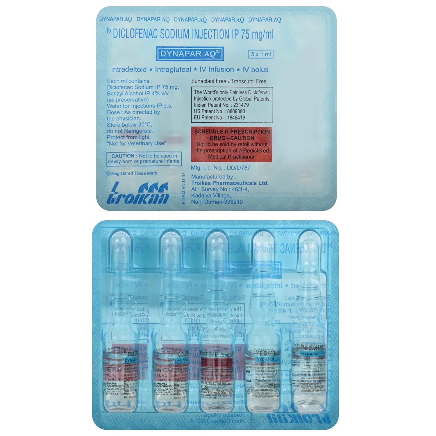 Dynapar AQ 75mg Injection