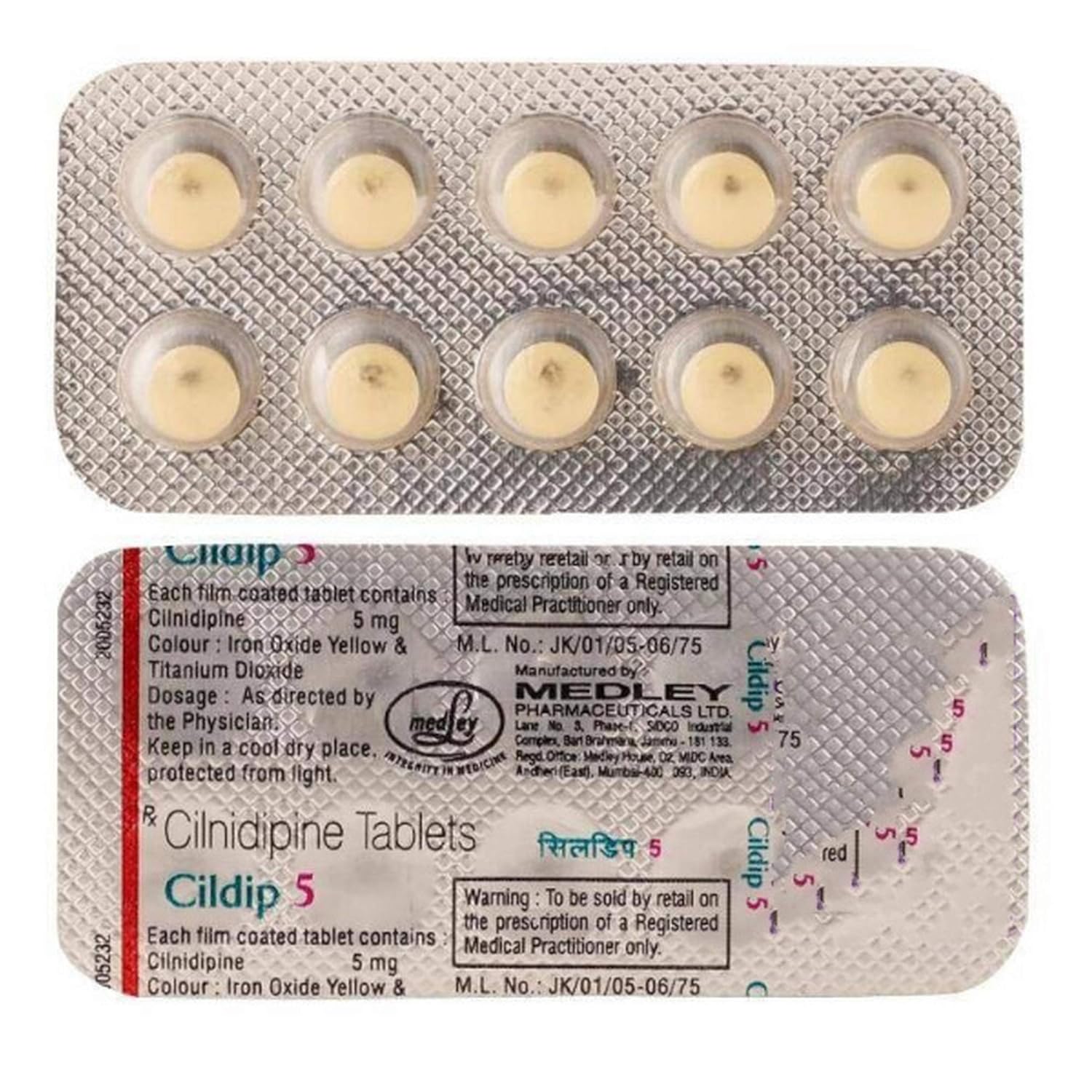 Cildip 5 Tablet