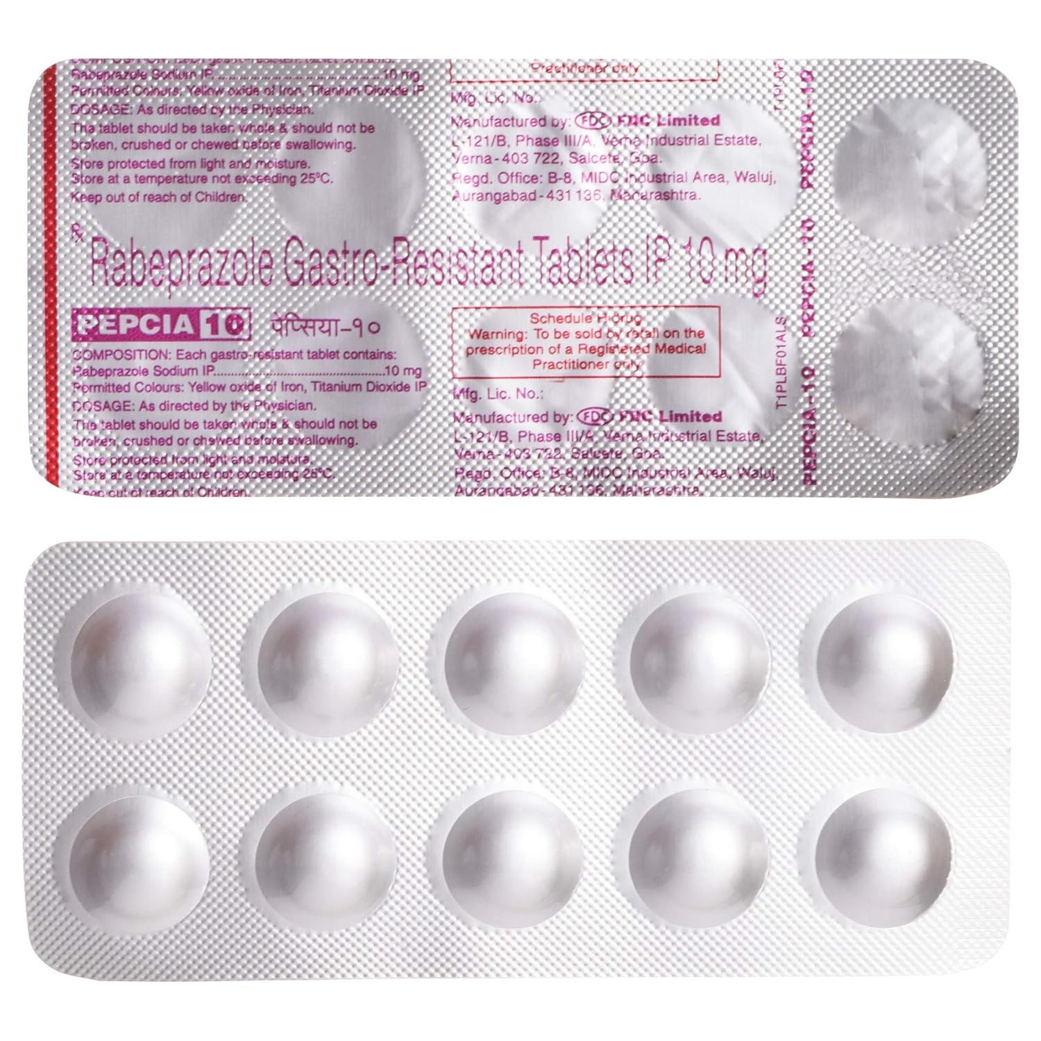 Pepcia 10mg Tablet