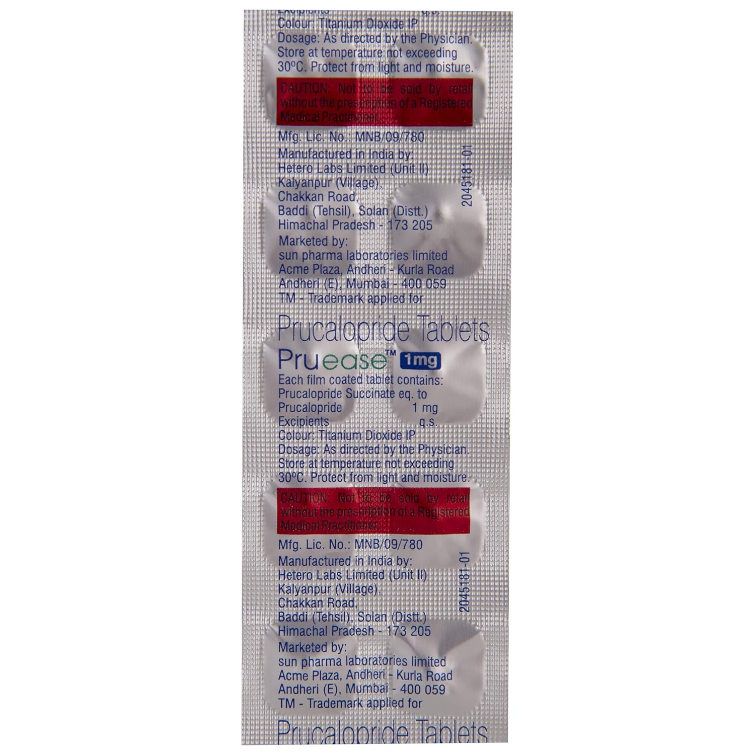 Pruease 1mg Tablet