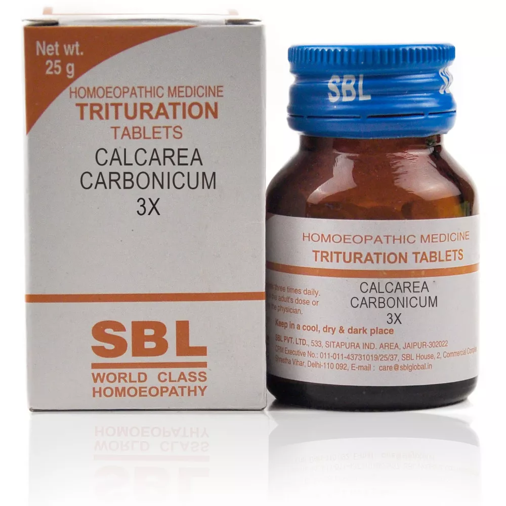 SBL Calcarea Carbonicum Trituration Tablet 3X